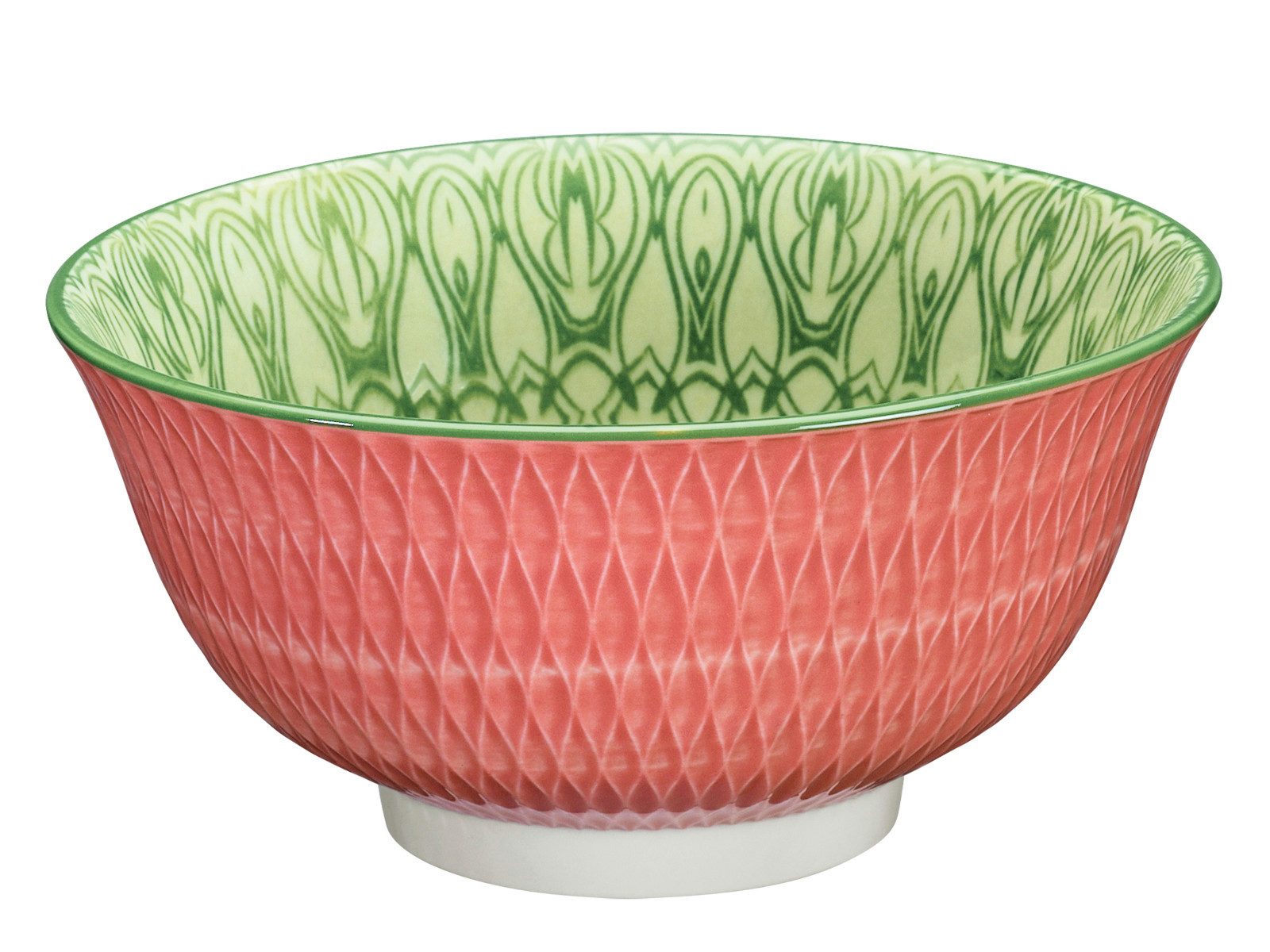 Cilio Schale AMICI Bowl Rauten rosa 18 cm, Porzellan, (Bowls)