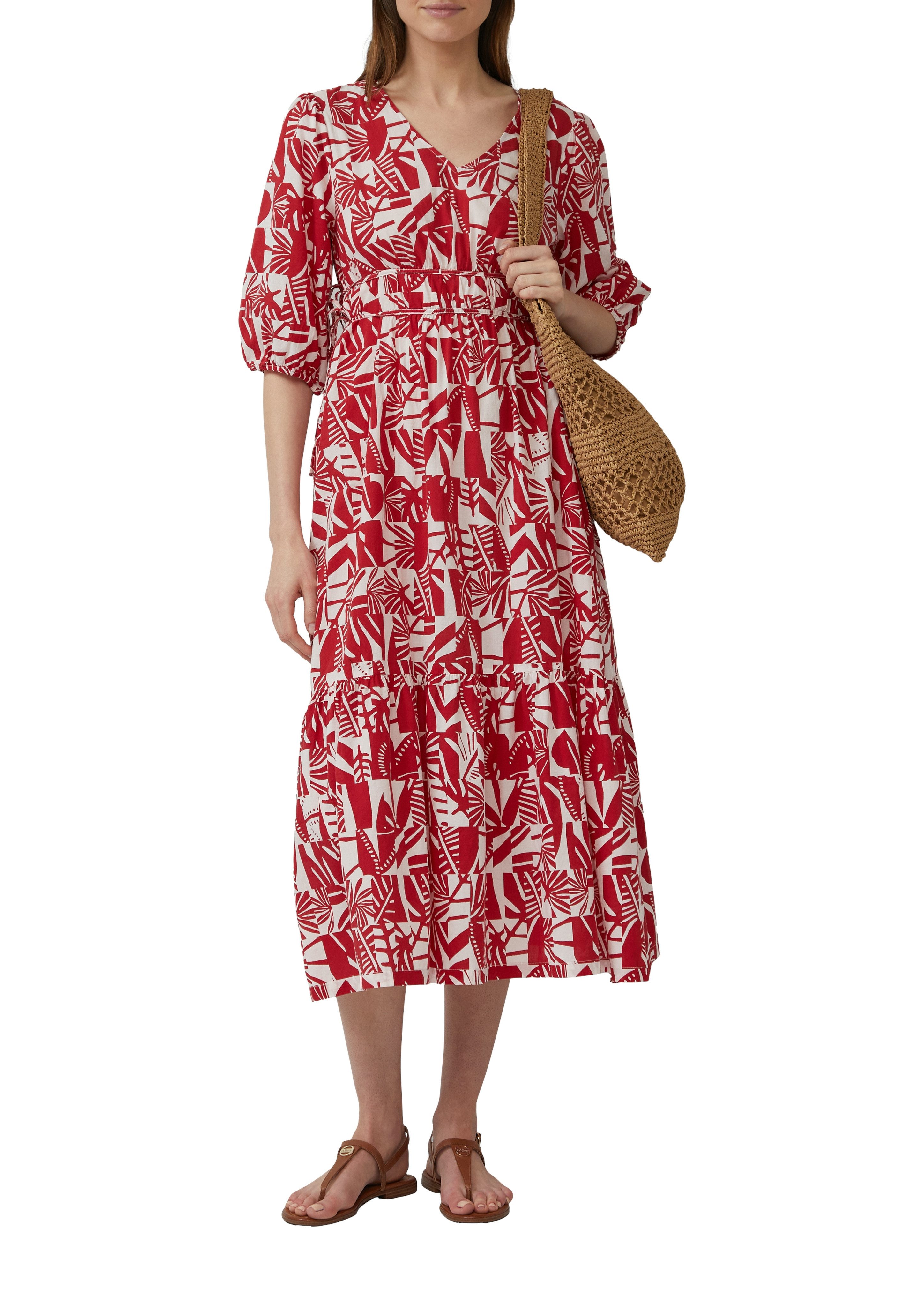s.Oliver Sommerkleid mit All-Over Print und günstig online kaufen