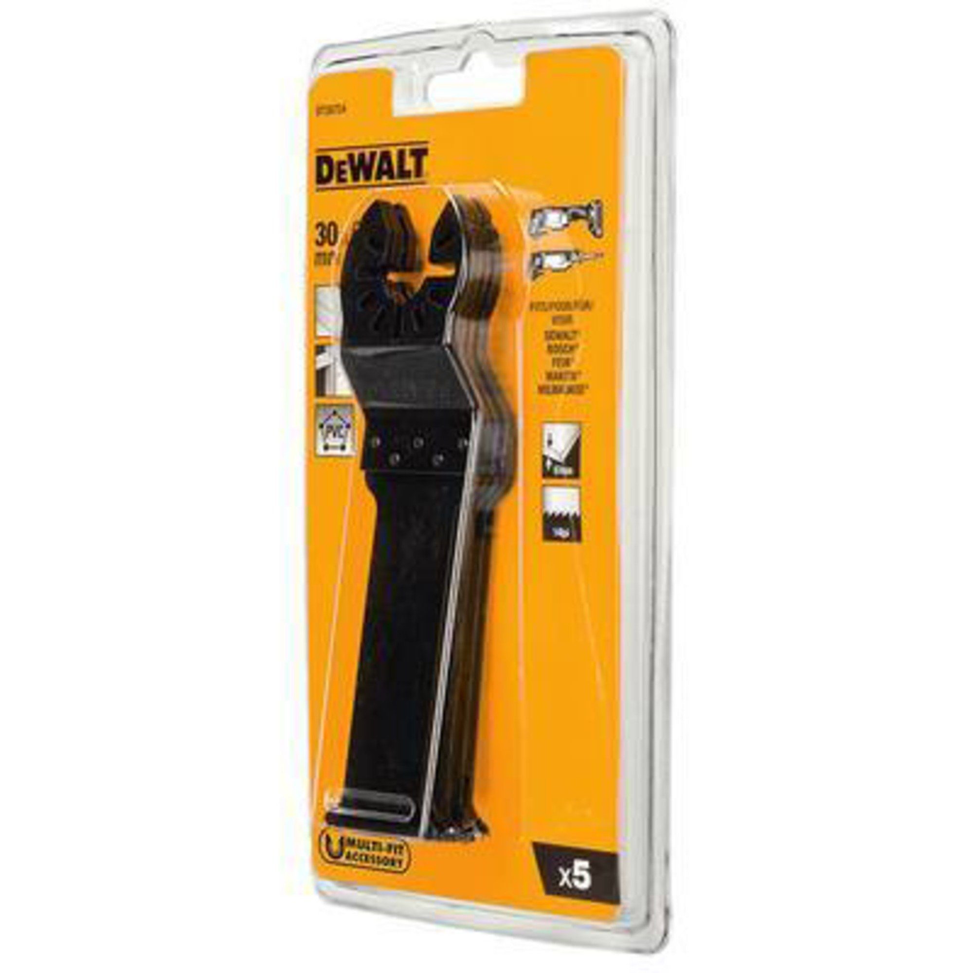 DeWalt Sägeblatt DEWALT Multi-Tool Sägeblatt DT20724, 67 x 30mm, (5