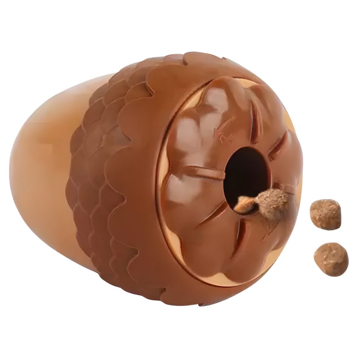 all for paws Tier-Intelligenzspielzeug Happy Holidays Tannenzapfen Snackspender für Katzen