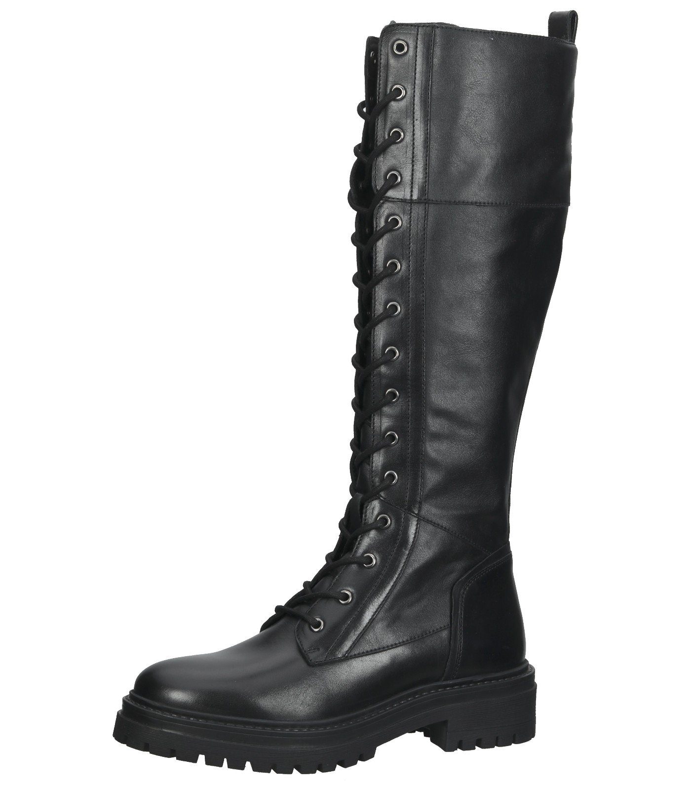 Geox Stiefel Leder/Synthetik Schnürstiefel