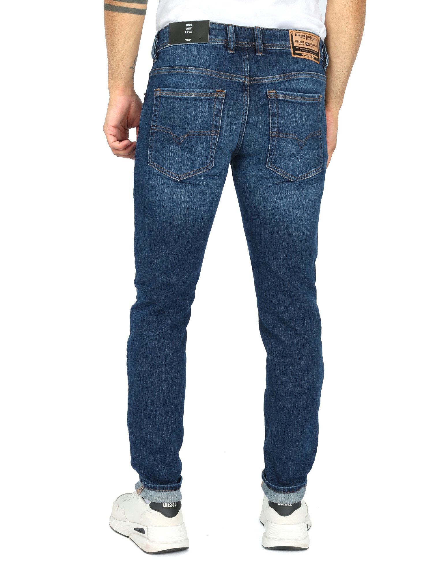 Diesel Skinny-fit-Jeans Stretch Röhrenjeans - TROXER R9K40 - Länge:32 günstig online kaufen