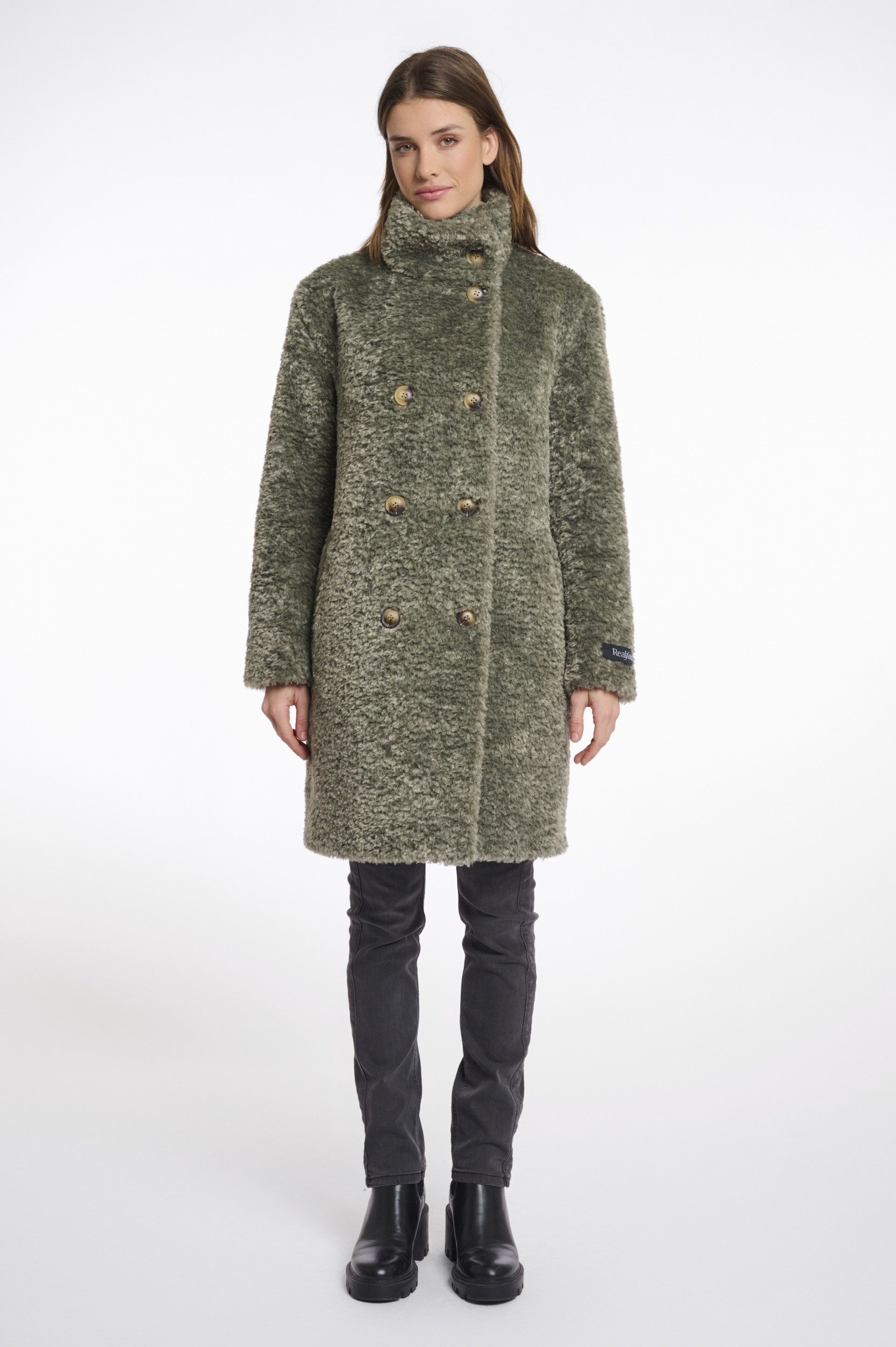 Rino & Pelle Allwetterjacke Mid long teddy coat günstig online kaufen