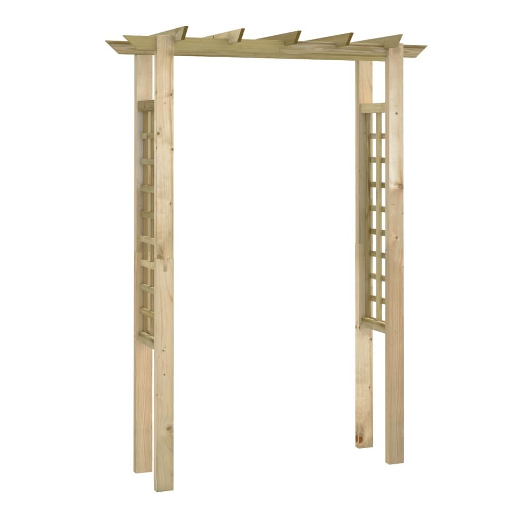 vidaXL Pergola, Gartenlaube Rosenbogen 150 x 60 x 204 cm Holz Imprägniert