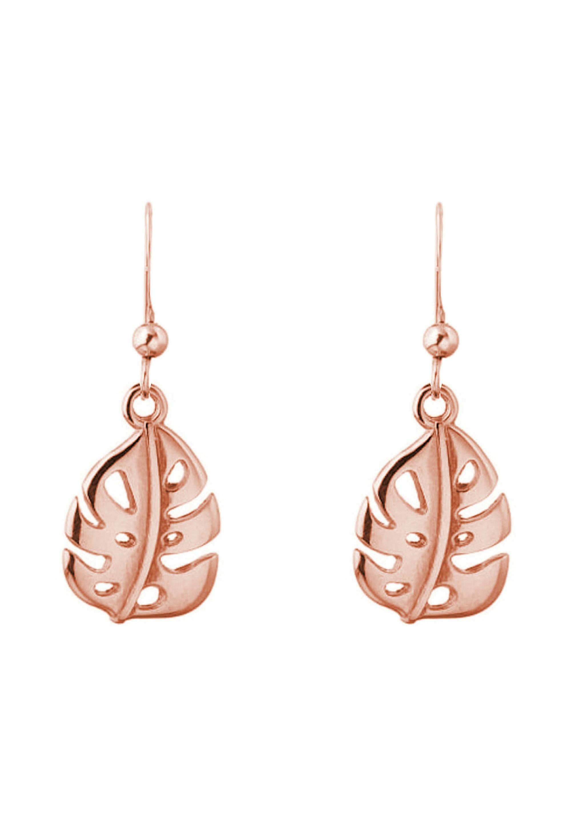 Gemshine Paar Ohrhänger Blätter Naturschmuck, Made in Germany