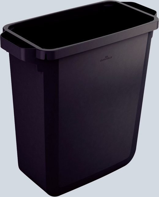 DURABLE Mülltonnenbox “Durable Abfallbehälter 60l sw rechteck DURABIN 60 mit Tragegriffen”