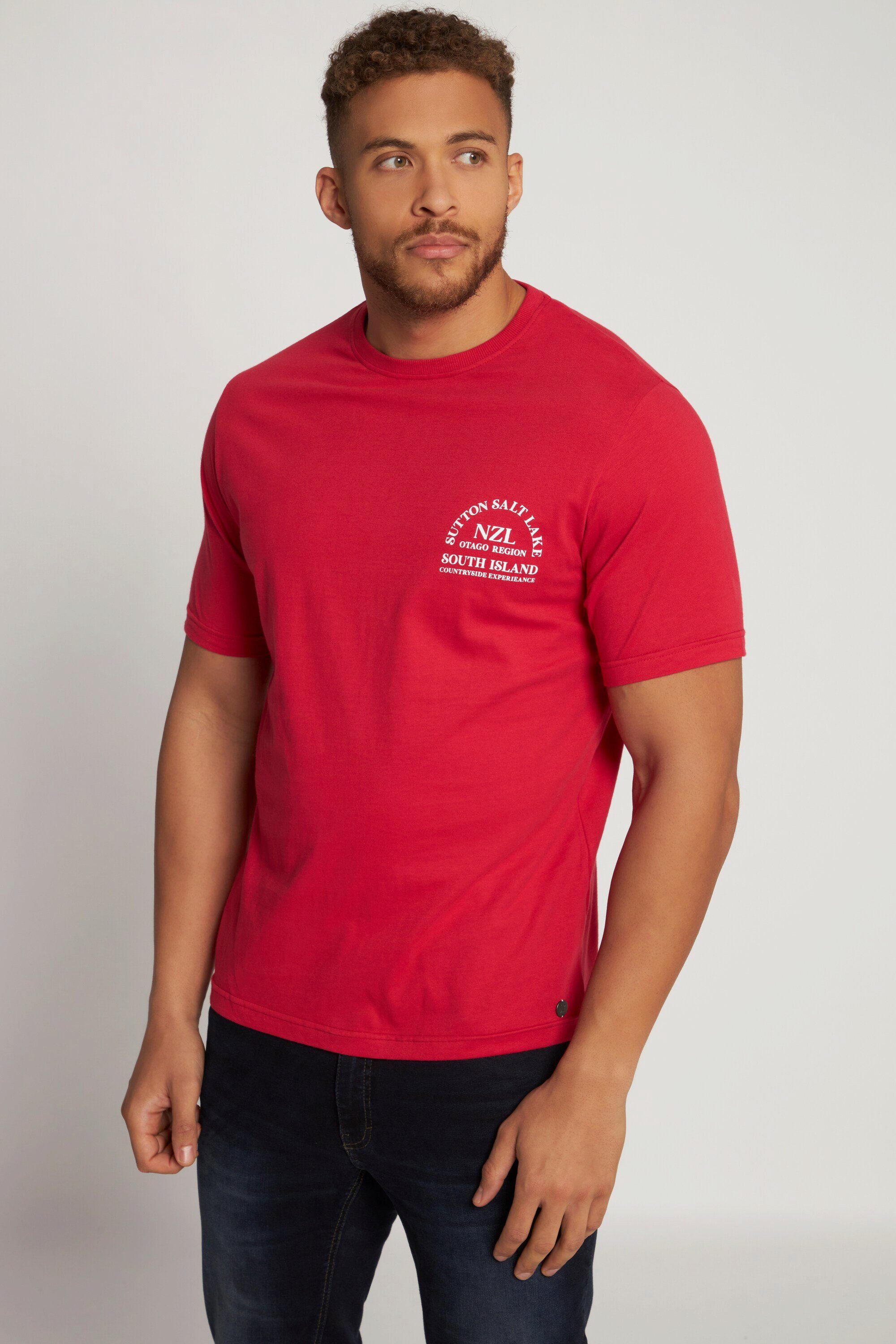 JP1880 T-Shirt T-Shirt Halbarm Print Rundhals bis 8 XL | T-Shirts