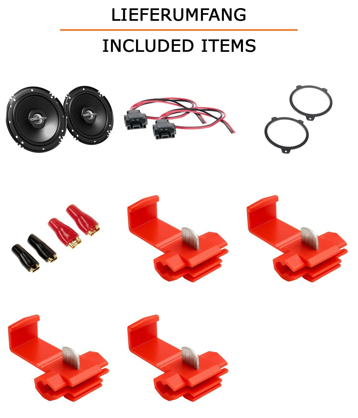 JUST SOUND best choice for caraudio Boxen Einbauset vorne JVC CS-J620X für BMW 3er E46 + Touring/Kombi Auto-Lautsprecher (30 W)