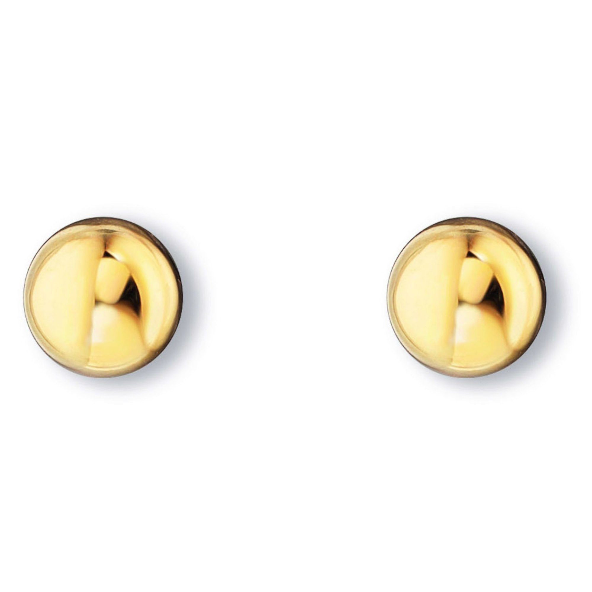 Paar Ohrhänger Kugel Ohrringe Ohrstecker aus 333 Gelbgold