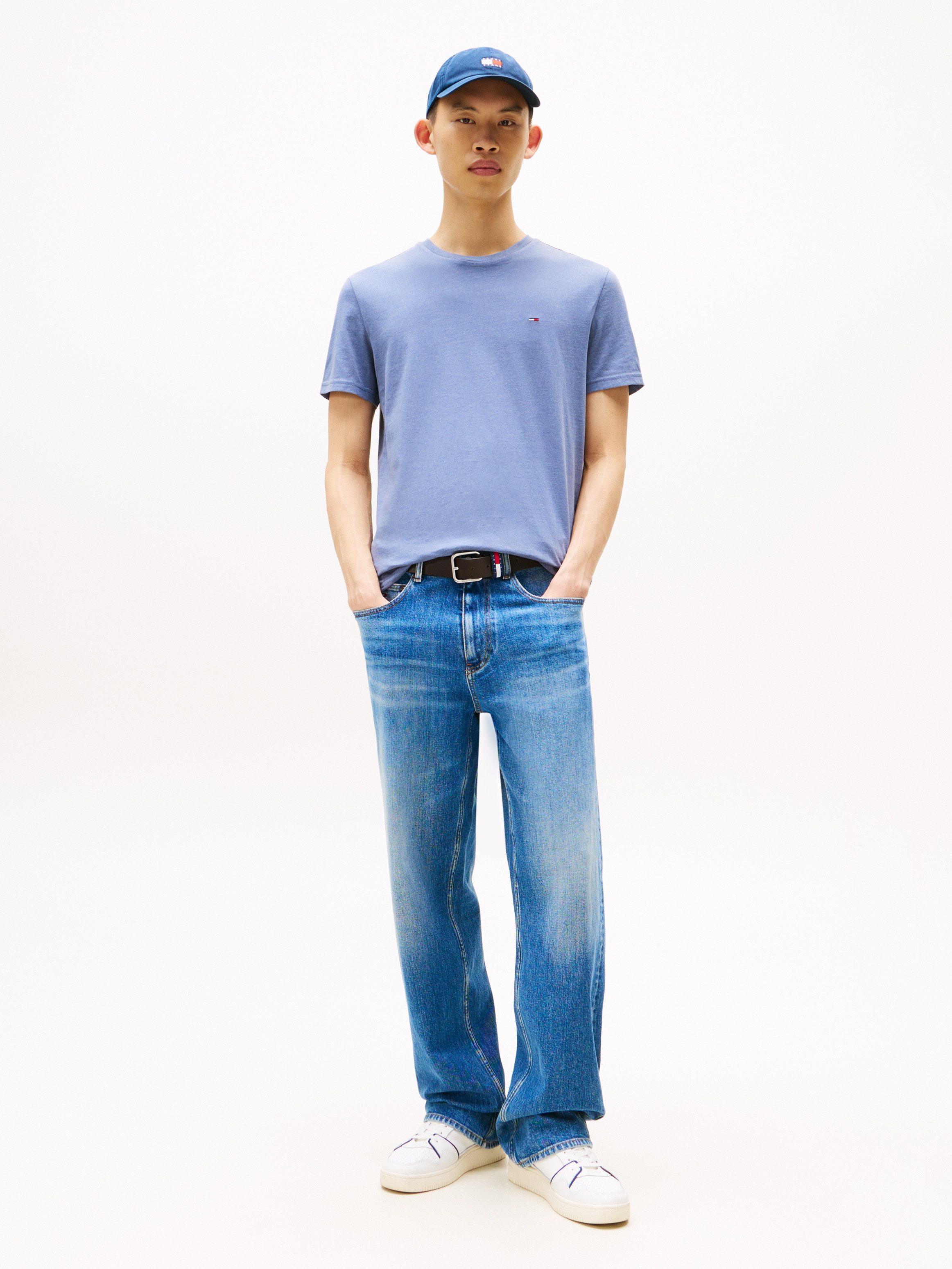 Tommy Jeans T-Shirt TJM XSLIM JASPE HTR TEE EXT Mit Rundhalsausschnitt günstig online kaufen