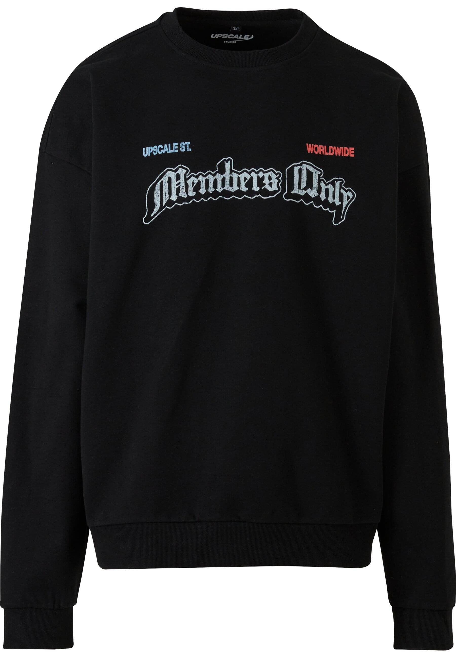 Rundhalspullover Upscale by Mister Tee Only Members Oversize Crewneck