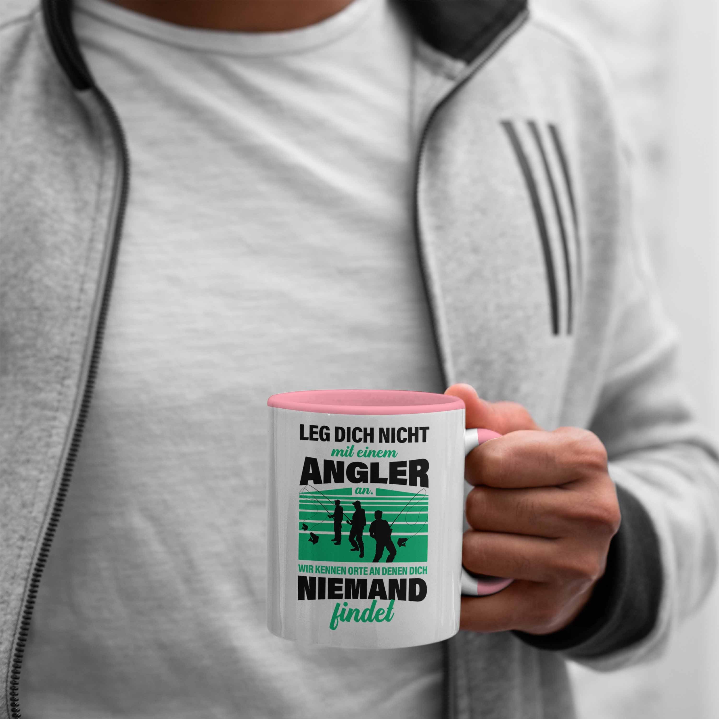 Tasse Fischer Angeln Rosa Trendation Männer für für Geschenkidee - Geschenk Lustig Becher Spruch Trendation Tasse Angler