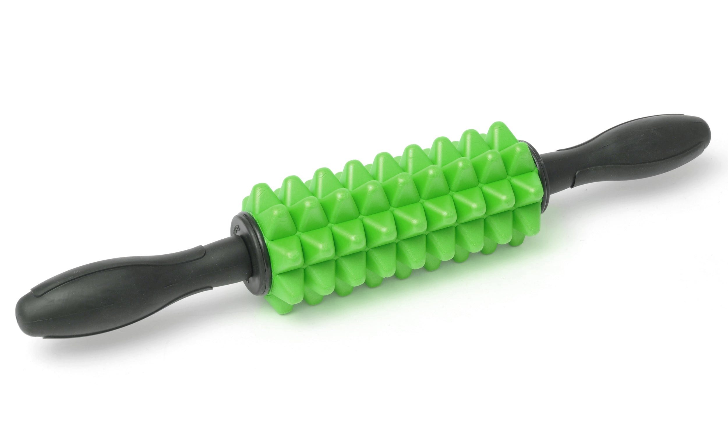 Faszienrolle Faszienroller / Massageroller mit Griffen - green