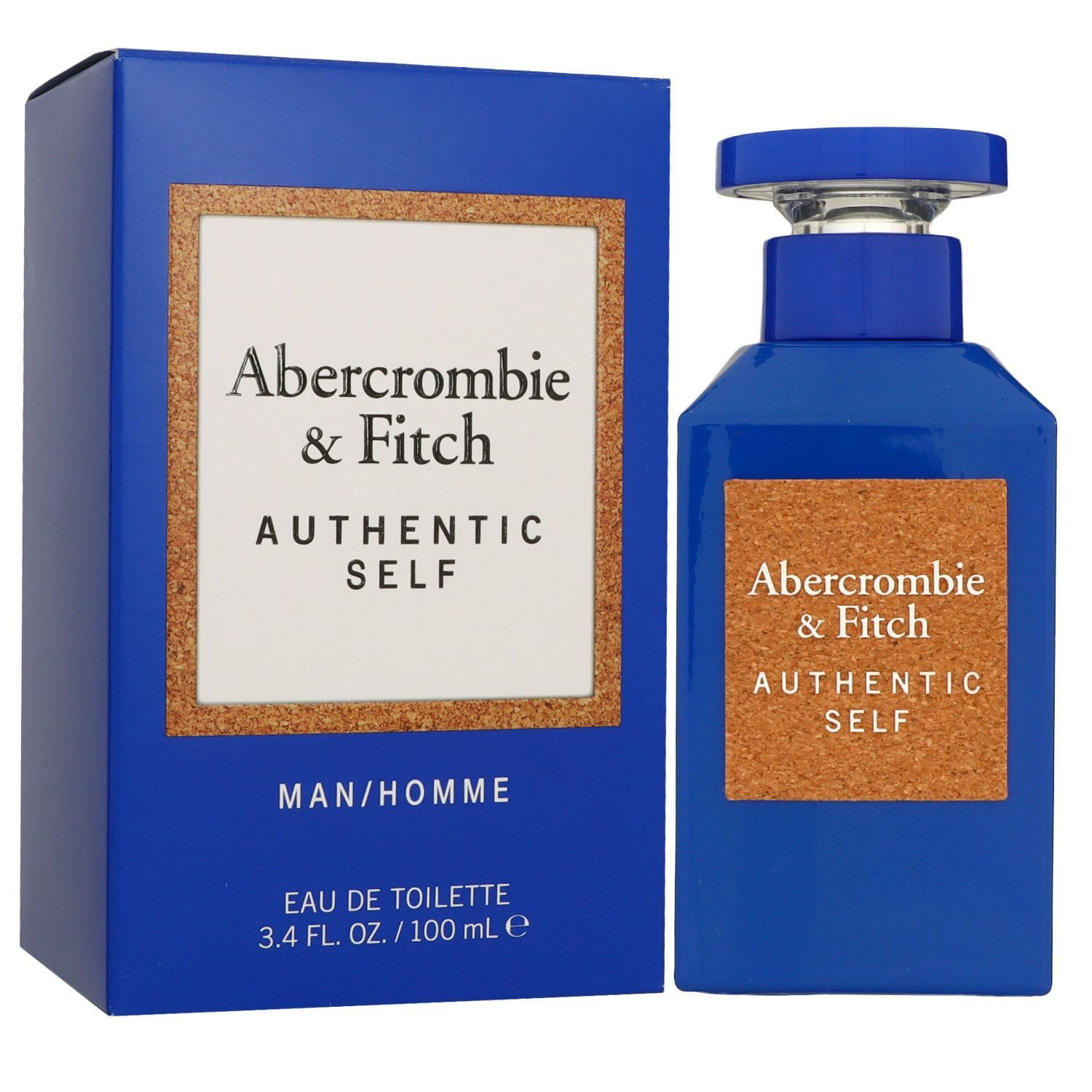 Abercrombie & Fitch Eau de Toilette Authentic Self, Glasflakon, Parfüm EDT, Herrenduft