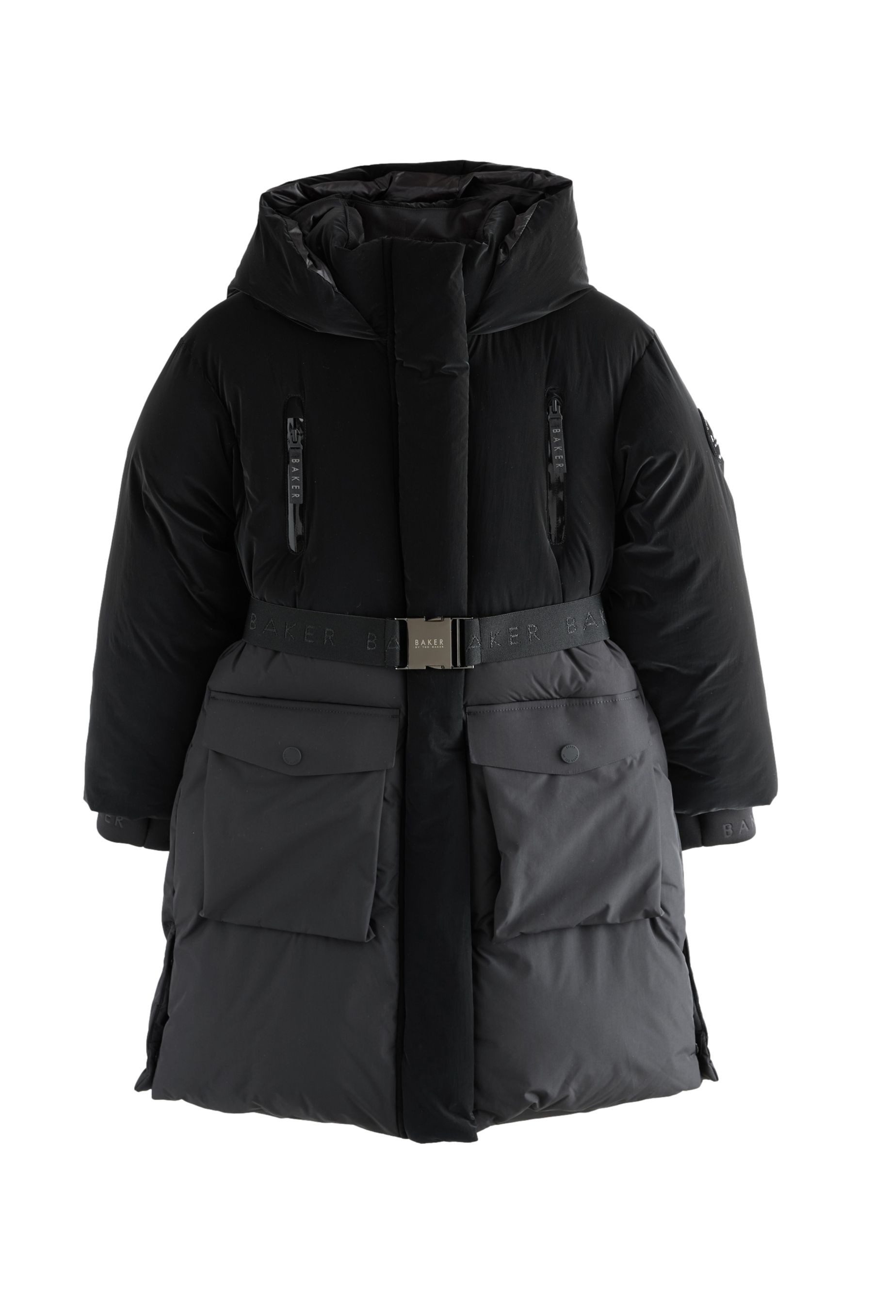 Baker by Ted Baker Steppmantel Baker by Ted Baker Langer wasserabweisender Parka (1-tlg)