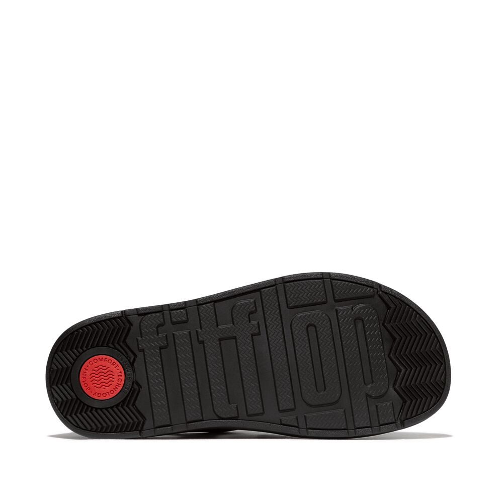 Fitflop GEN-FF LEATHER FISHERMAN SANDALS Riemchensandale Keilabsatz, Sommerschuh, Sandalette, verstellbarer Schnallenverschluss