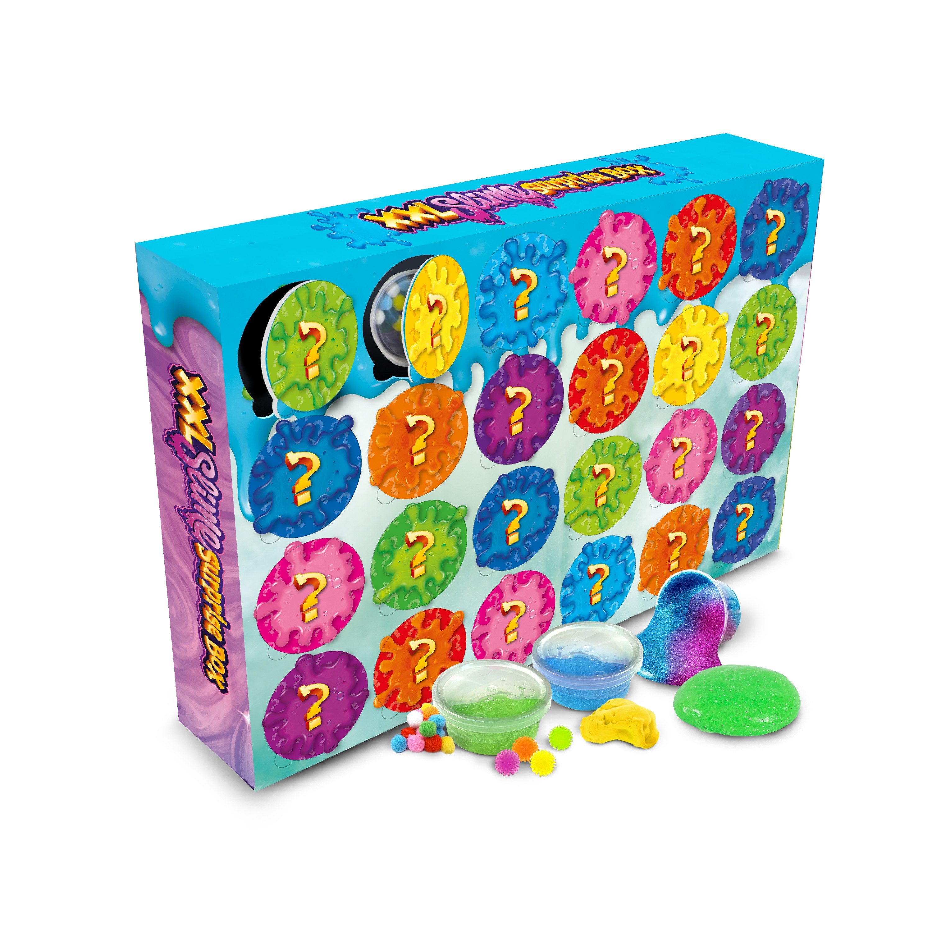 Toi-Toys Adventskalender SLIME Surprise Box, 24 Türchen mit Schleim-Überraschungen
