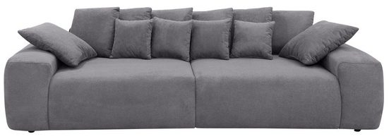 HOME AFFAIRE Big-Sofa GLAMOUR, Boxspringfederung, Breite 302 cm Struktur Chenille Stone