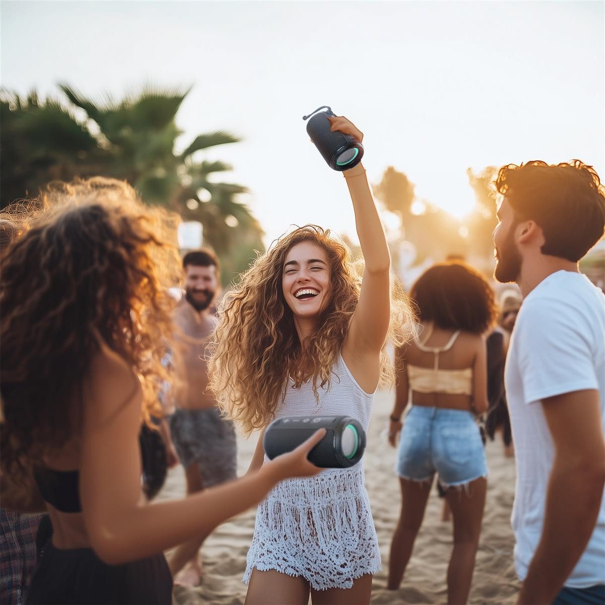 Balderia Elektrokamin BALDERIA Smart Fire - Bluetooth Soundbox, 5-Watt - Sc günstig online kaufen