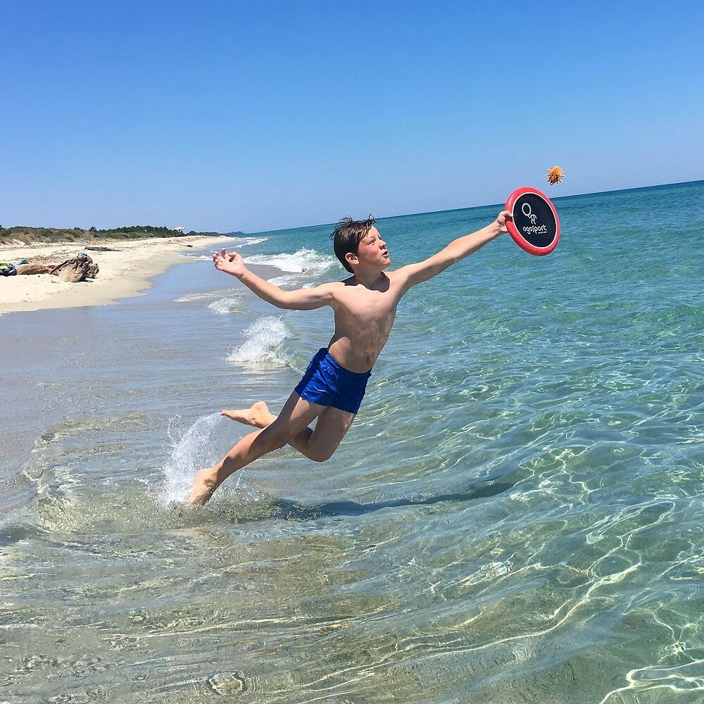 Ogo Sport Spiel Handtrampolin Sports Disk, Rückschlagspiel für alle Altersgruppen