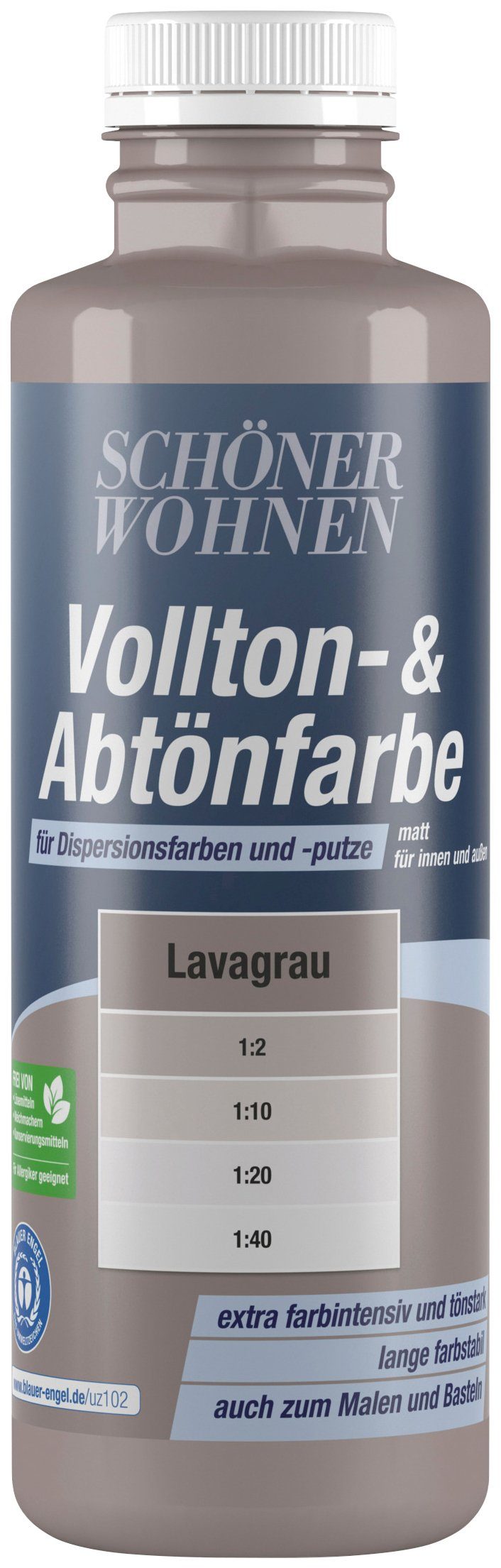 SCHÖNER WOHNEN FARBE Vollton- und Abtönfarbe Vollton- & Abtönfarbe, zum Abtönen von Dispersionsfarben und -putzen, farbintensiv