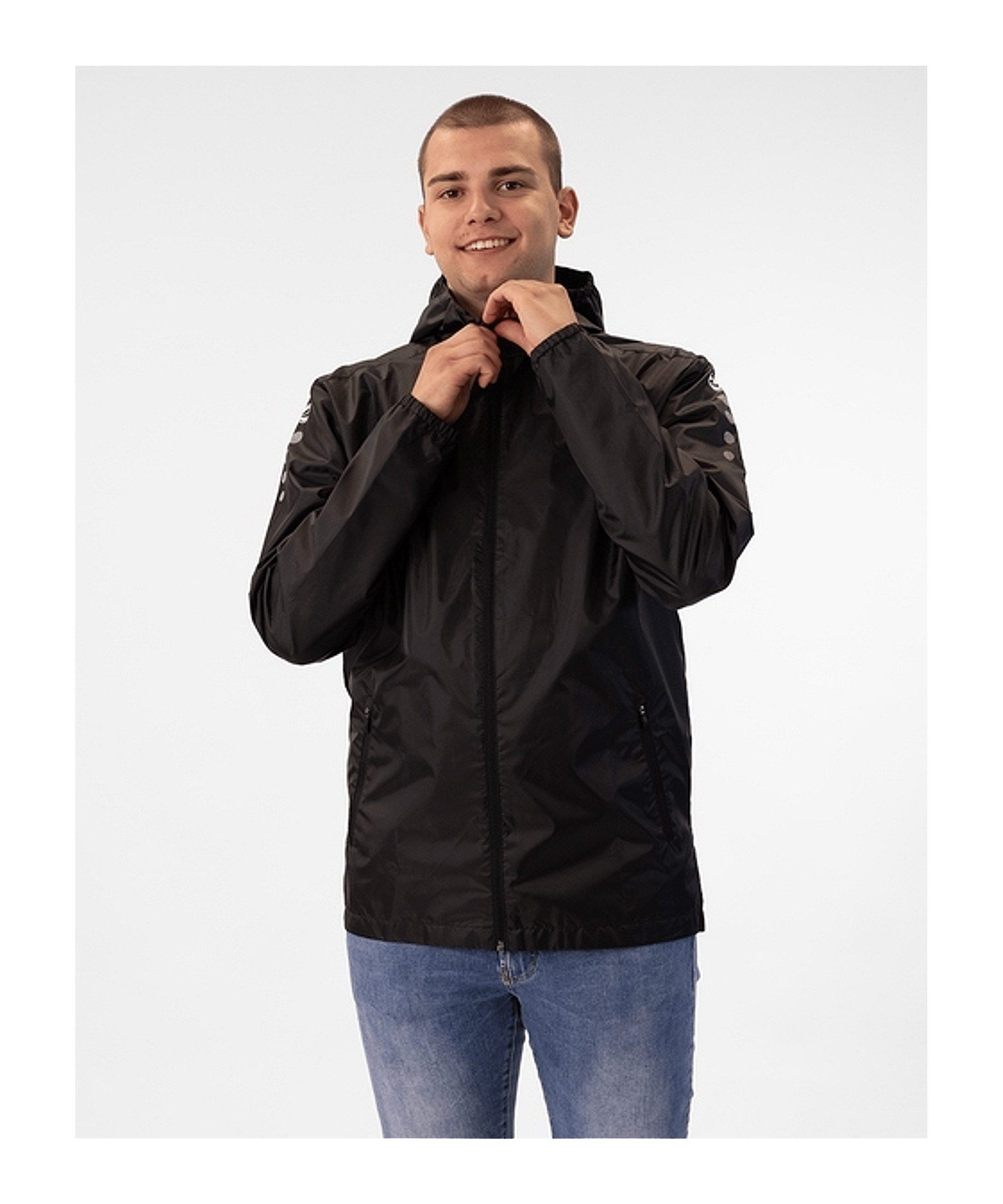 Jako Regenjacke JAKO Team 2.0 Allwetterjacke Dunkel Kapuzenjacken Atmungsaktivität