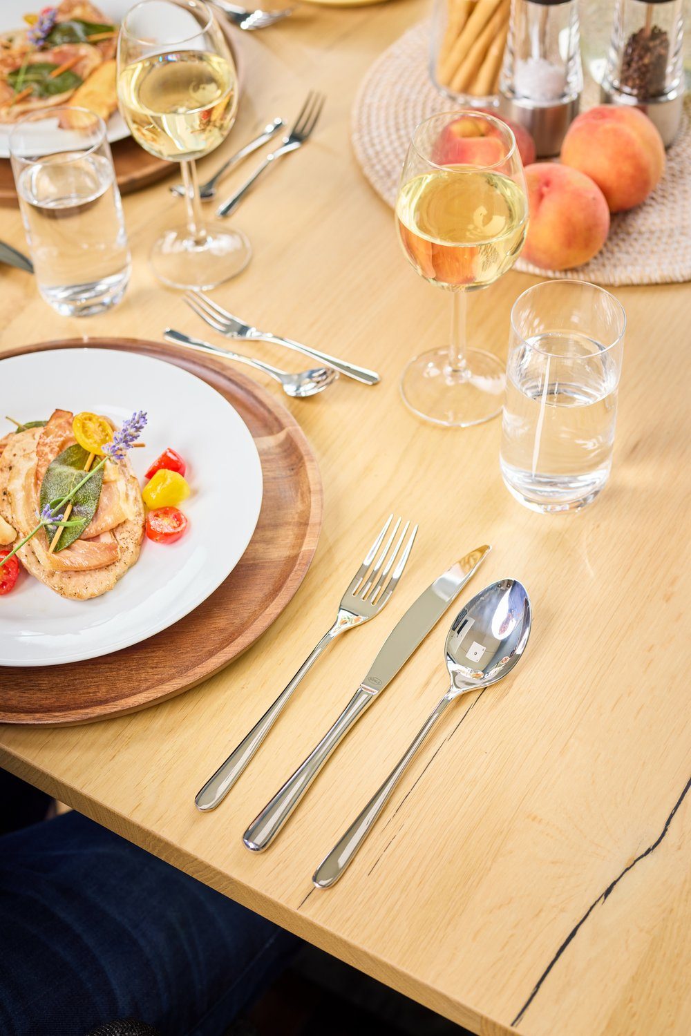 RÖSLE Besteck-Set PASSION (30-tlg), 6 Personen, Edelstahl 18/10, spülmaschinengeeignet