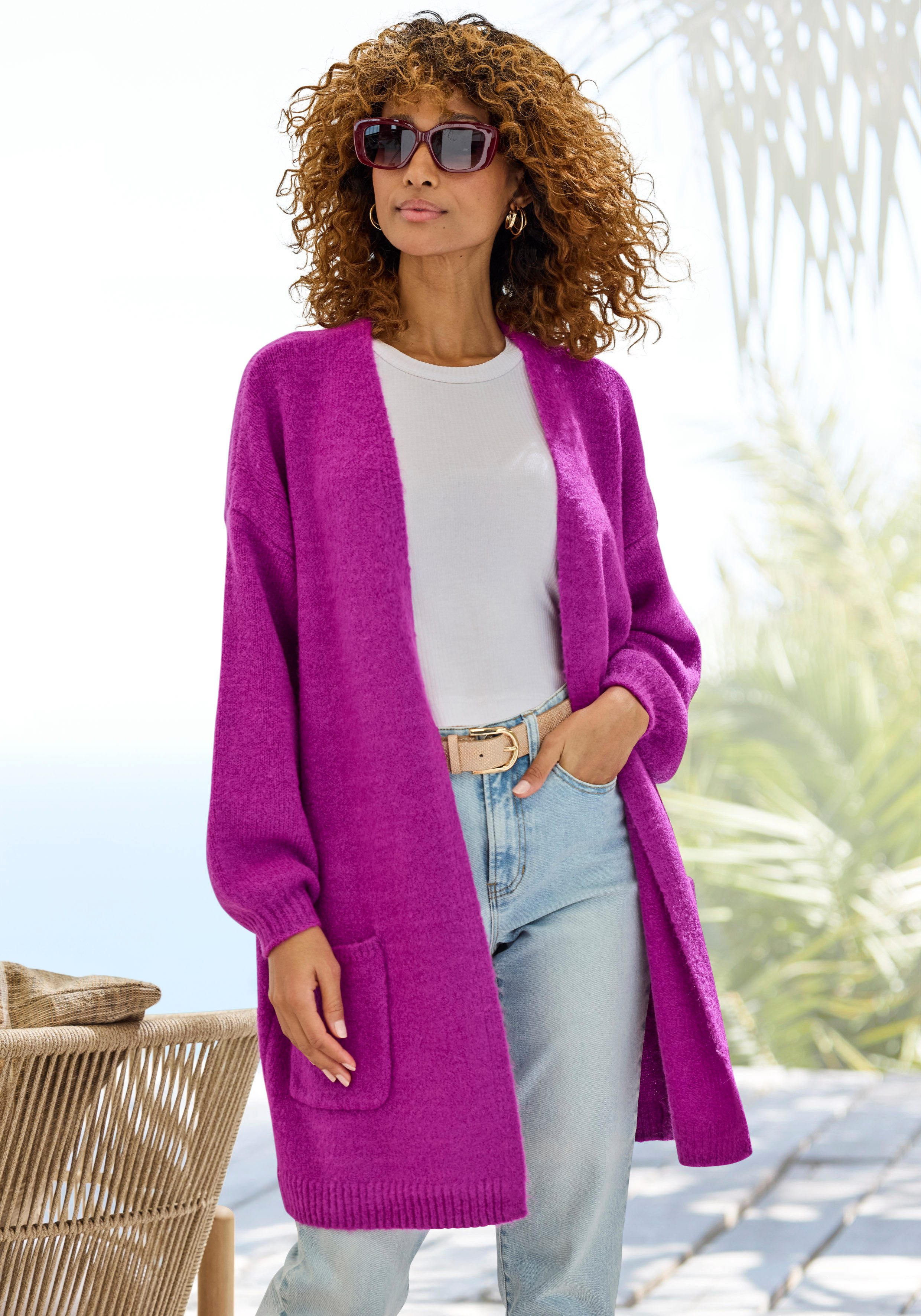 Vivance by Lascana Longstrickjacke