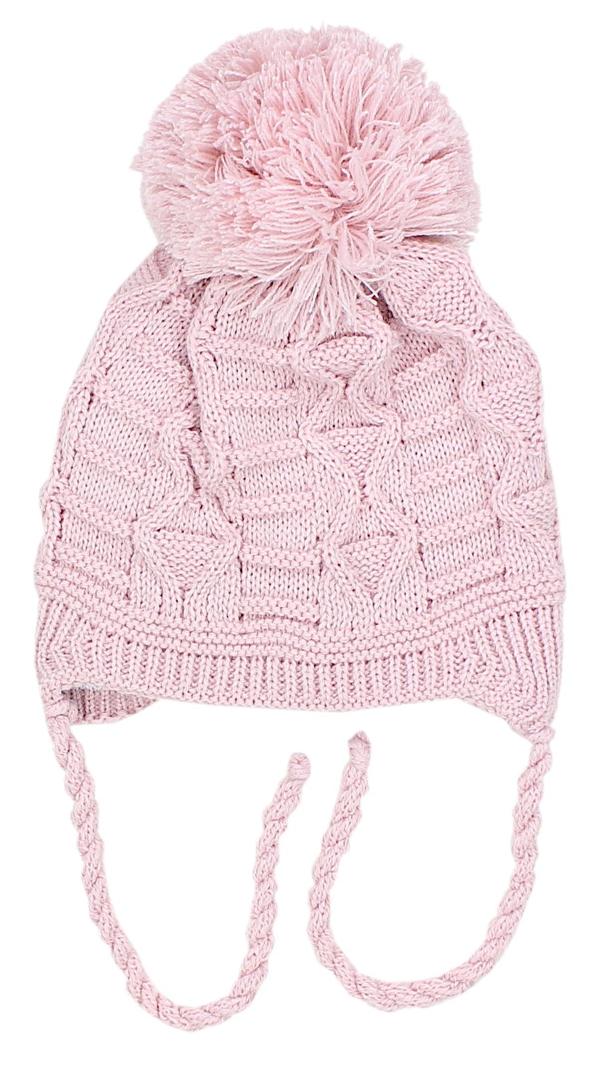 TupTam Strickmütze TupTam Baby Winter Mütze Strickmütze zum Binden