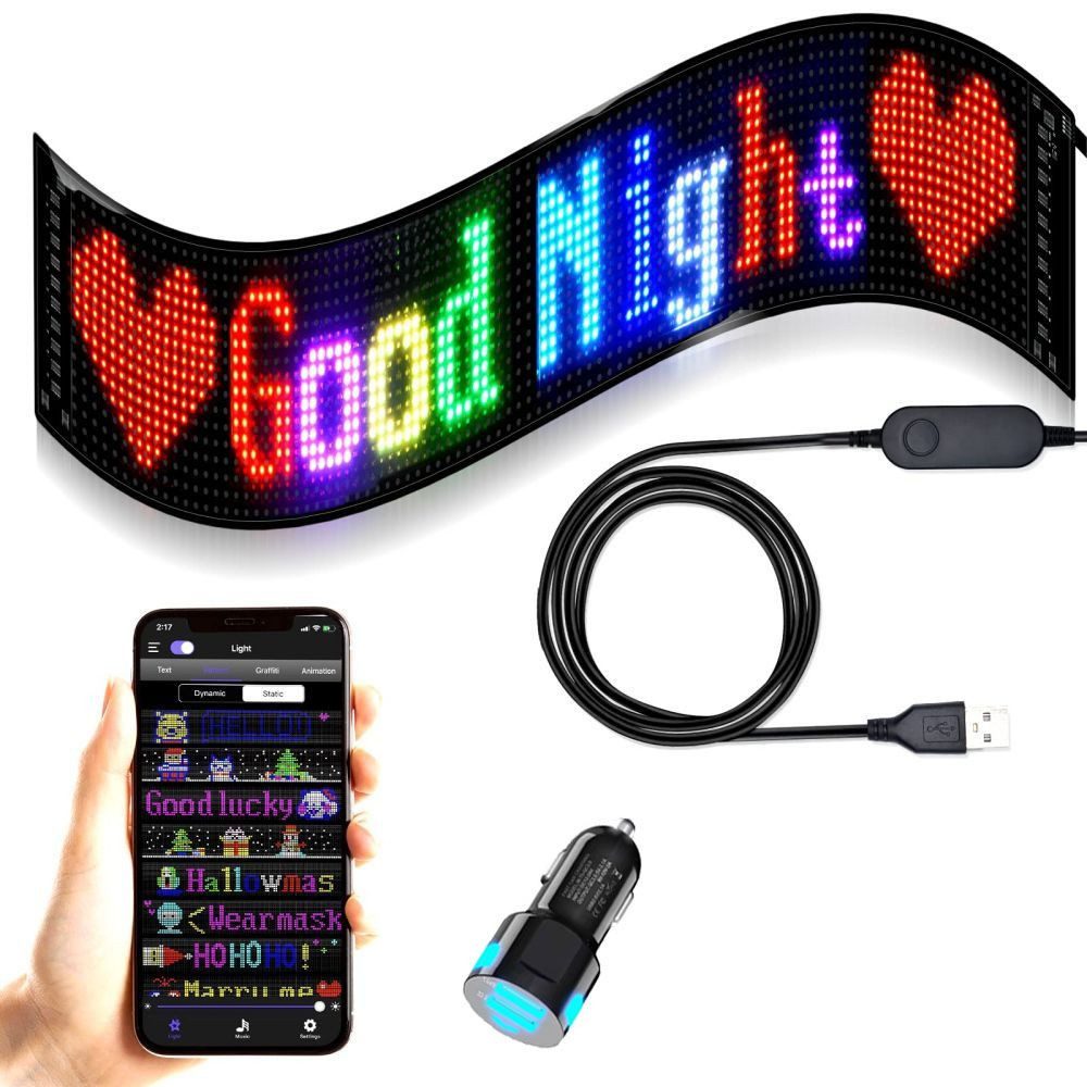 PRIISF LED Dekolicht LED Schild Display Werbung Leuchte Reklame Laufschrift günstig online kaufen