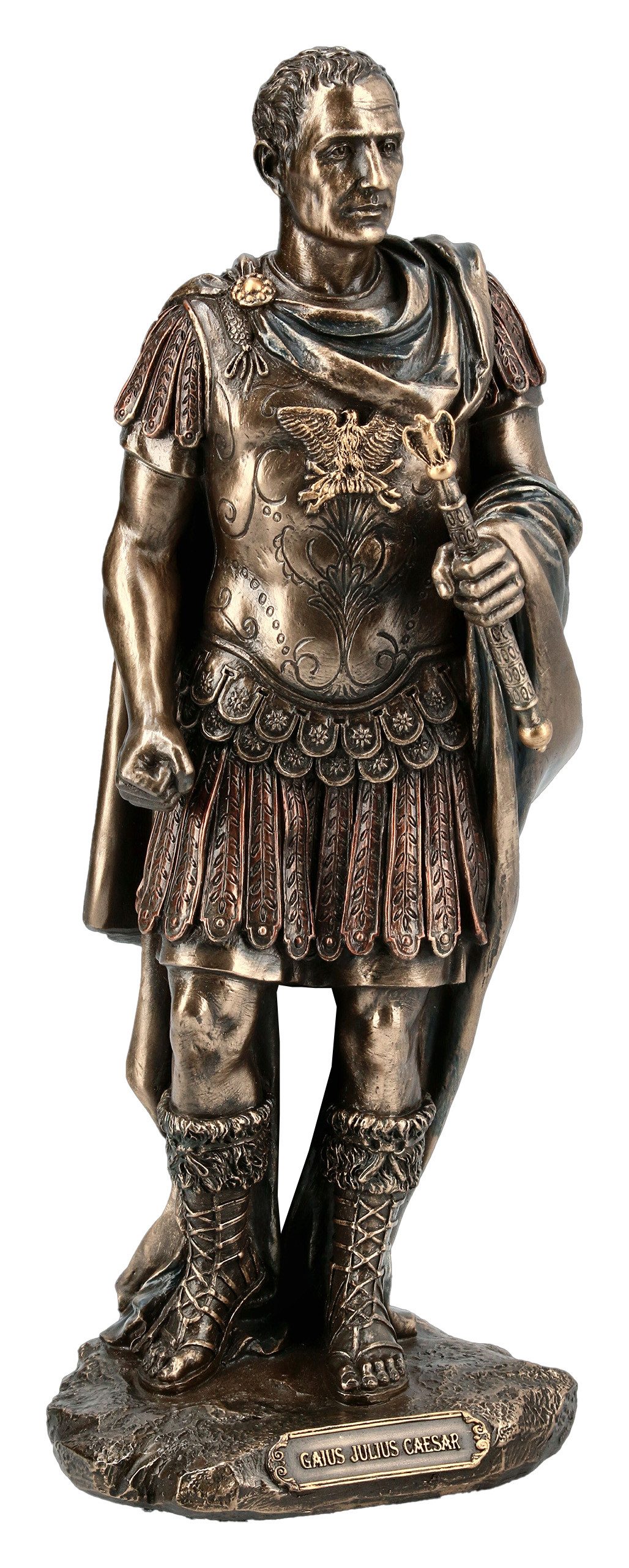 Dekofigur Gaius Julius Cäsar Figur - Veronese - Mythologie Römer Dekofigur