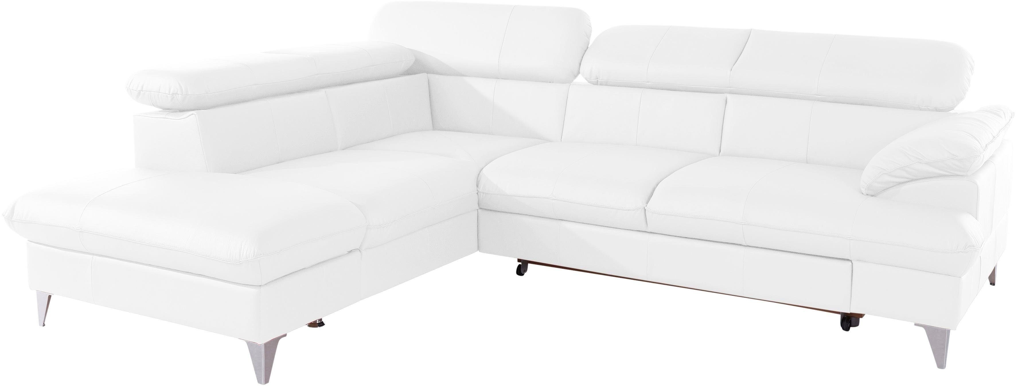 COTTA Polstergarnitur "Caluso L-Form", Set bestehend aus: Ecksofa mit Kopft günstig online kaufen