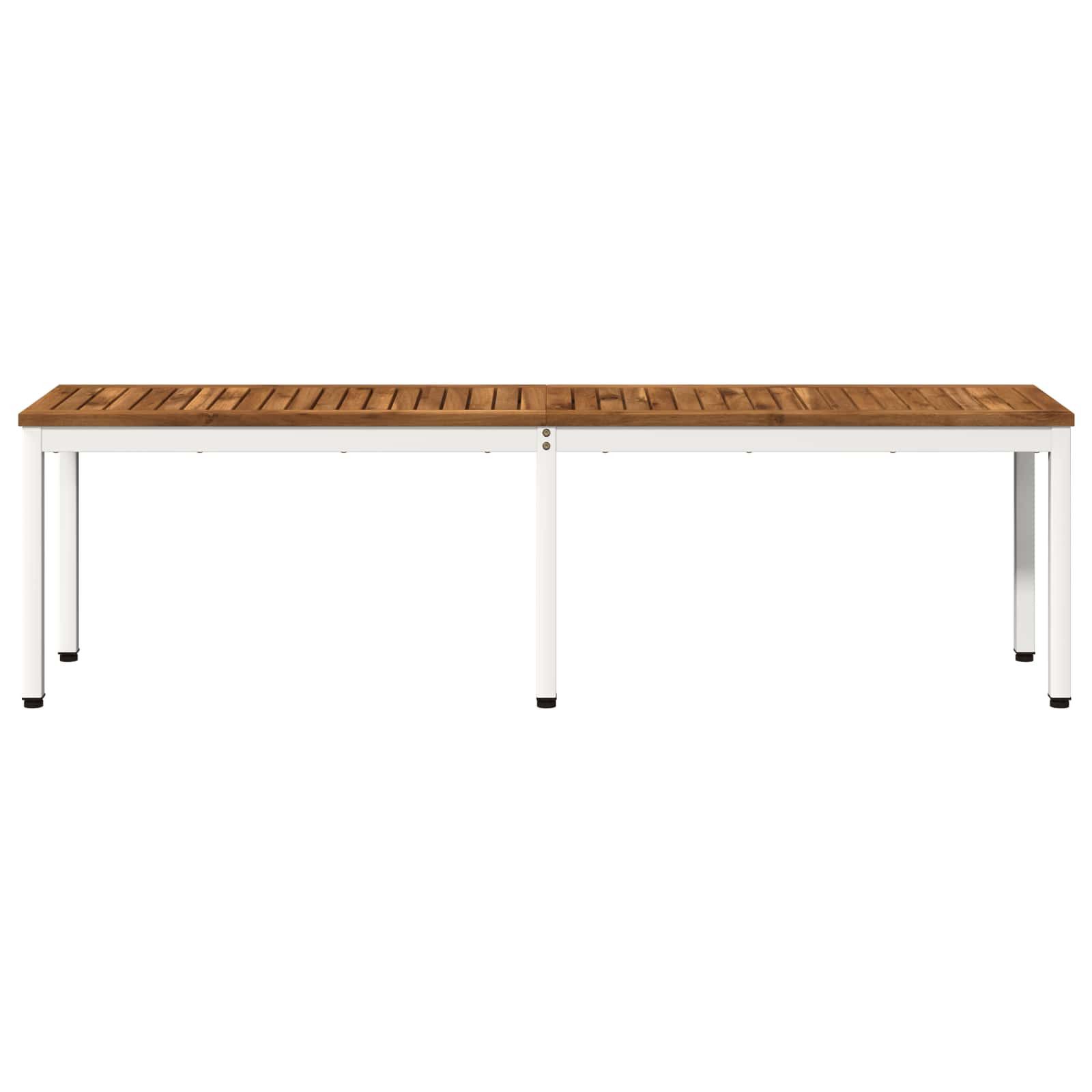 vidaXL Gartenbank Gartenbank 161 x 35 x 45 cm Massivholz Rechtwinklig (1-St)