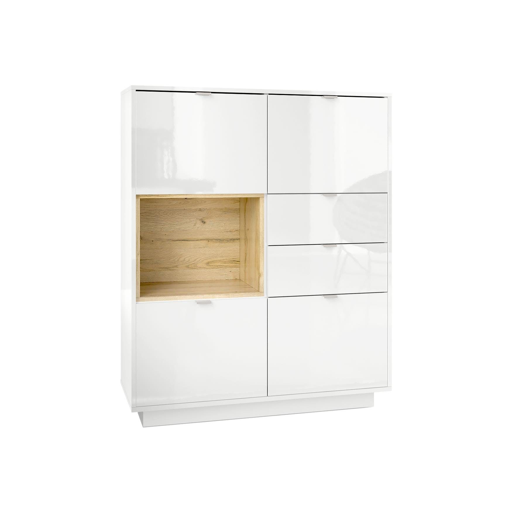 Vladon Highboard Metro (Highboard, mit 4 günstig online kaufen