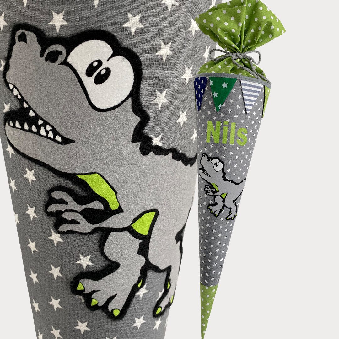 windeltou - MACH DEINS DRAUS Schultüte Stoffschultüte – Zuckertüte aus Stoff 35, 70 o. 85 cm, nachhaltig