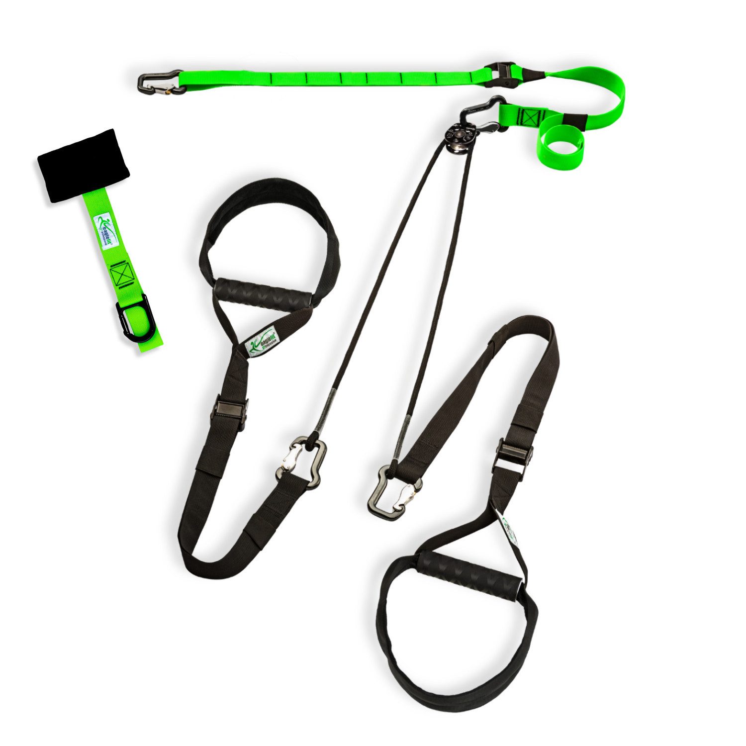 eaglefit® Schlingentrainer Sling Trainer EXCLUSIVE ALU, flexibles Sportgerät für Indoor & Outdoor, Ganzkörpertraining mit dem eigenen Körpergewicht.