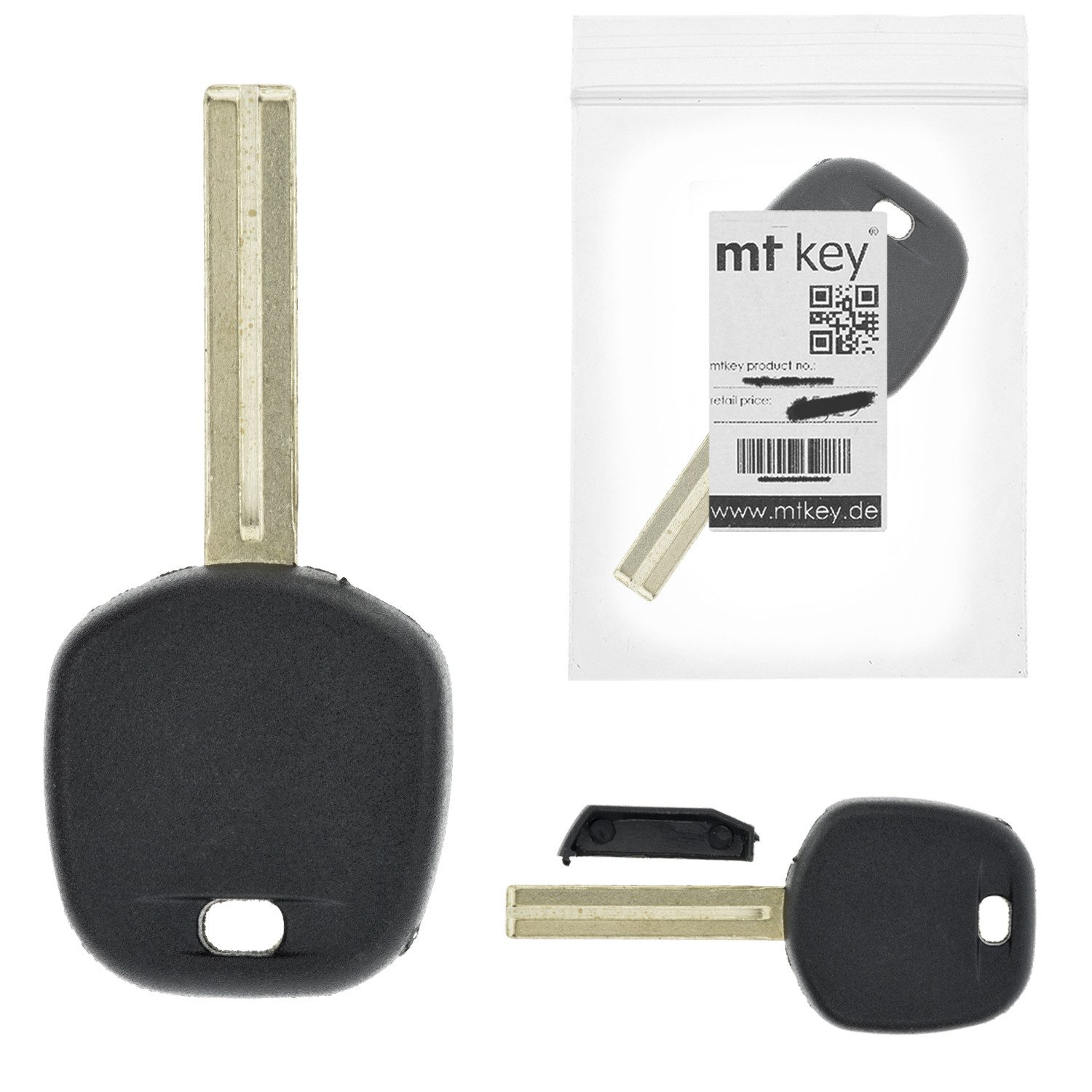 mt-key Schlüsseltasche MT KEY Auto Ersatz Schlüssel Rohling TOY48, für LEXUS ES 300 330 350 350H; GS 300 350 400 430 450H 460; GX 460...