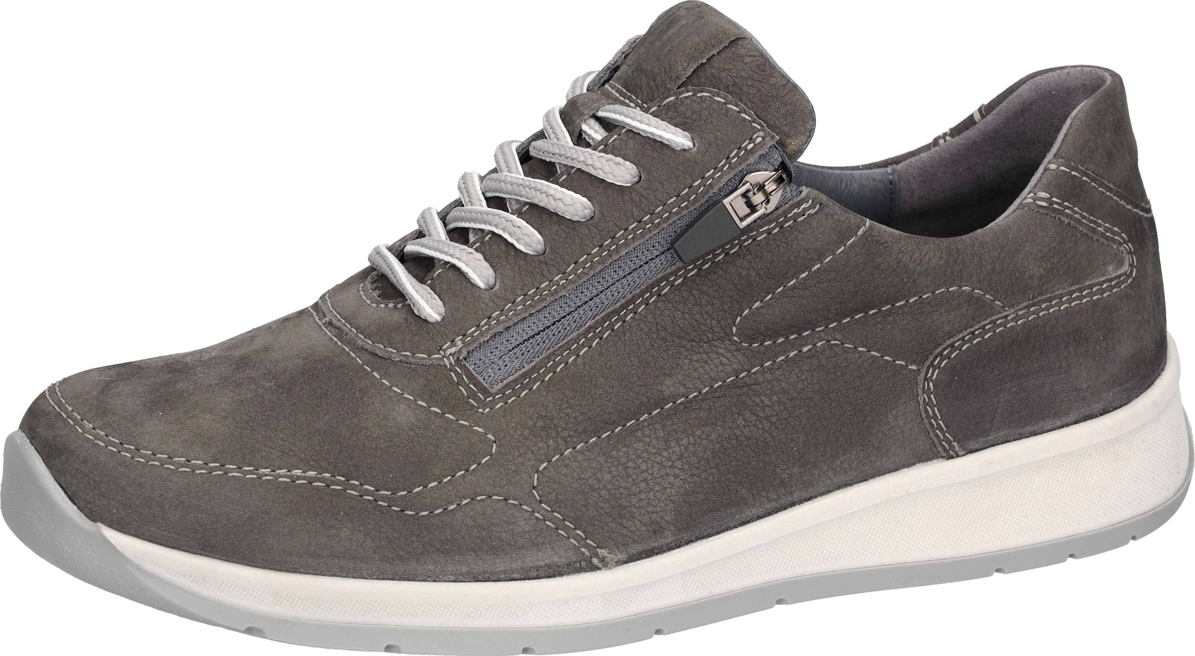 Waldläufer KILIAN Sneaker Schnürschuh, Bequemschuh mit seitlichem Reißverschluss, K-Weite