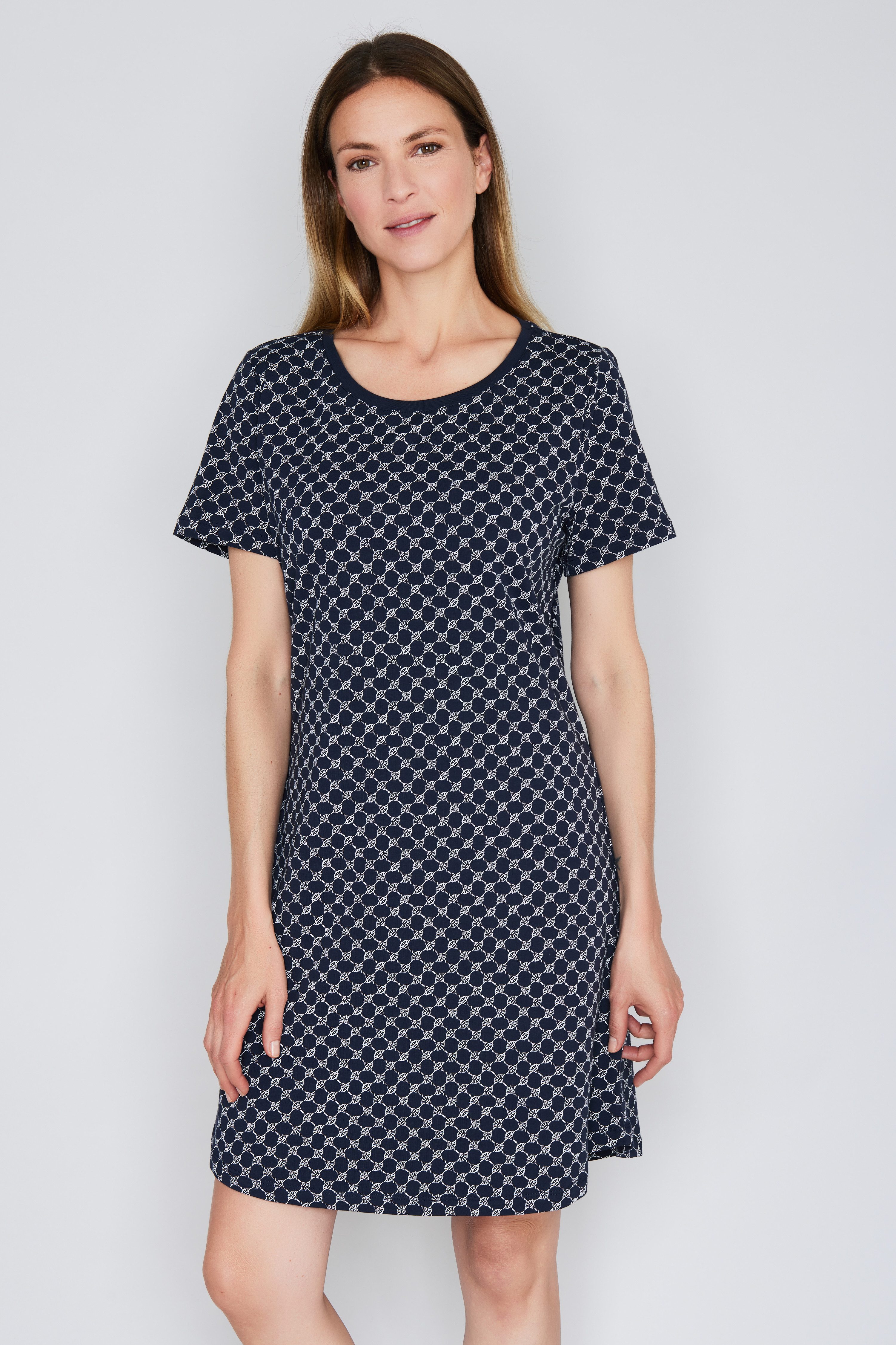JOOP! Nachthemd Cosy mit Cornflower-Alloverprint
