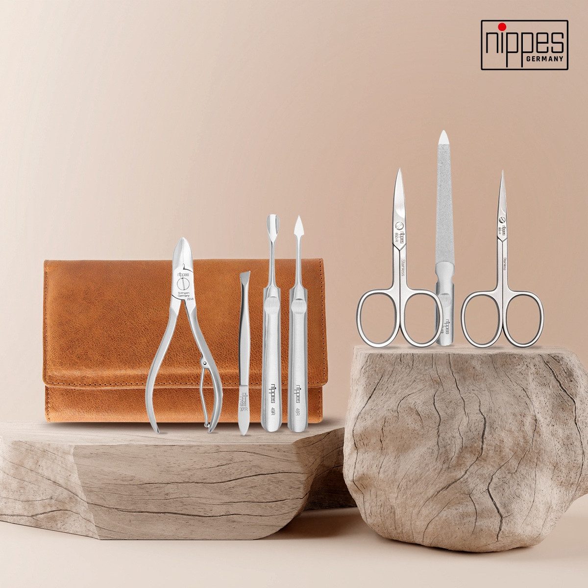 nippes Solingen Maniküre-Etui Maniküre Set Whiskey günstig online kaufen