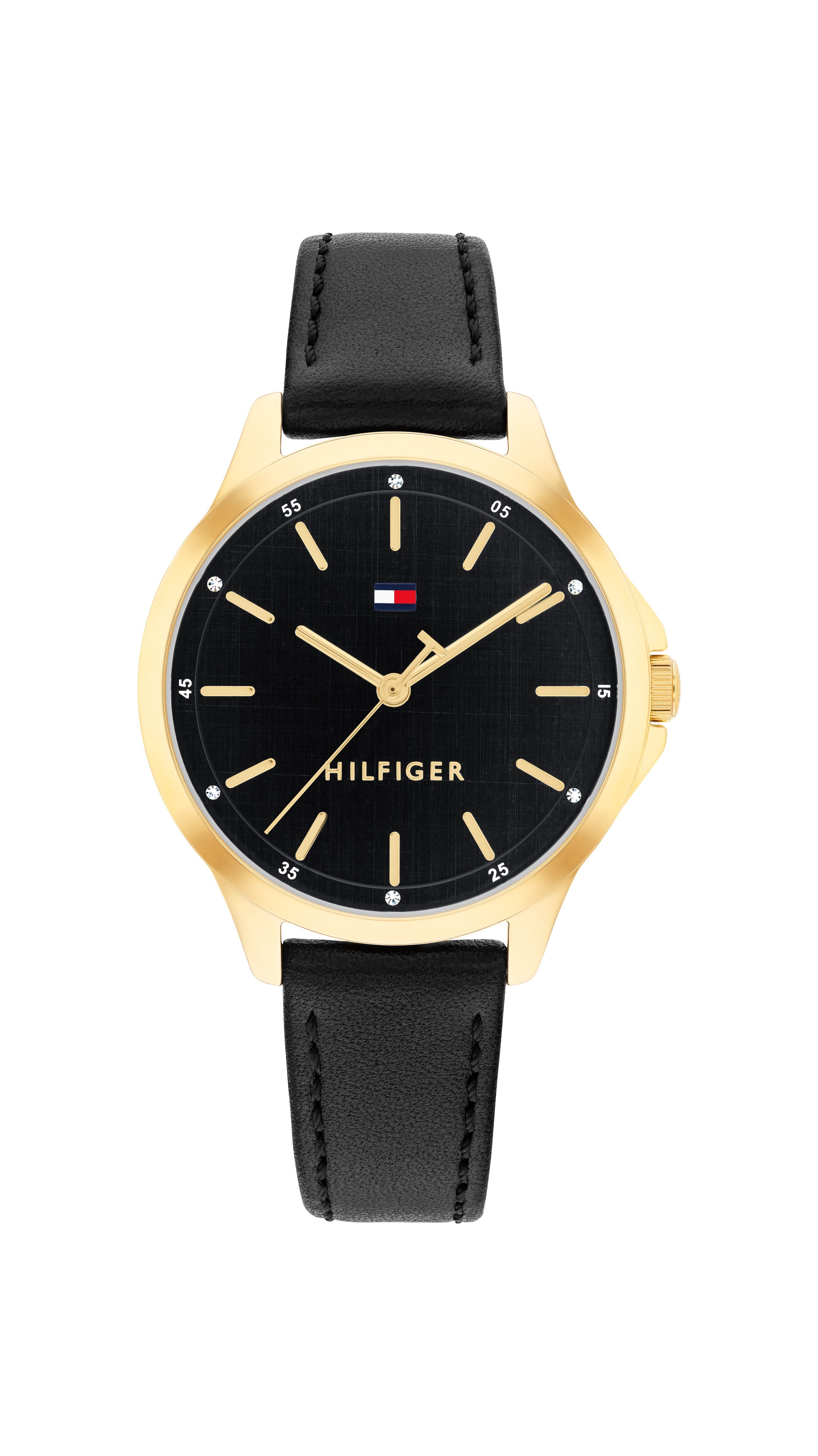 Tommy Hilfiger Quarzuhr CHLOE 1782866, Armbanduhr, Damenuhr, Lederarmband, analog