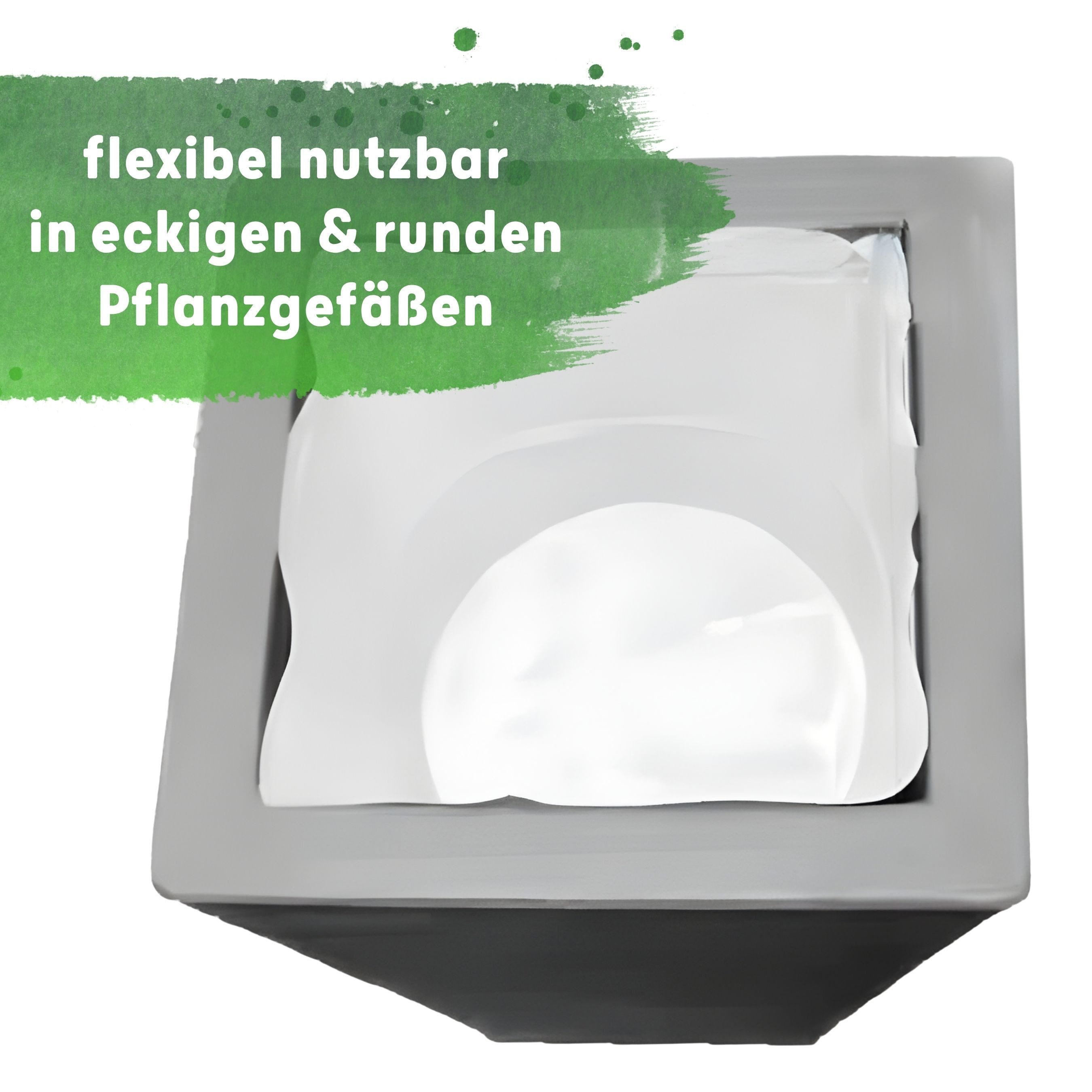 LENI Pflanzeinsatz Kunststoff flexibler Pflanztopfeinsatz transparent Universaleinsatz, wasserdicht, zuschneidbar, vielseitig einsetzbar – Bild 3 von 4