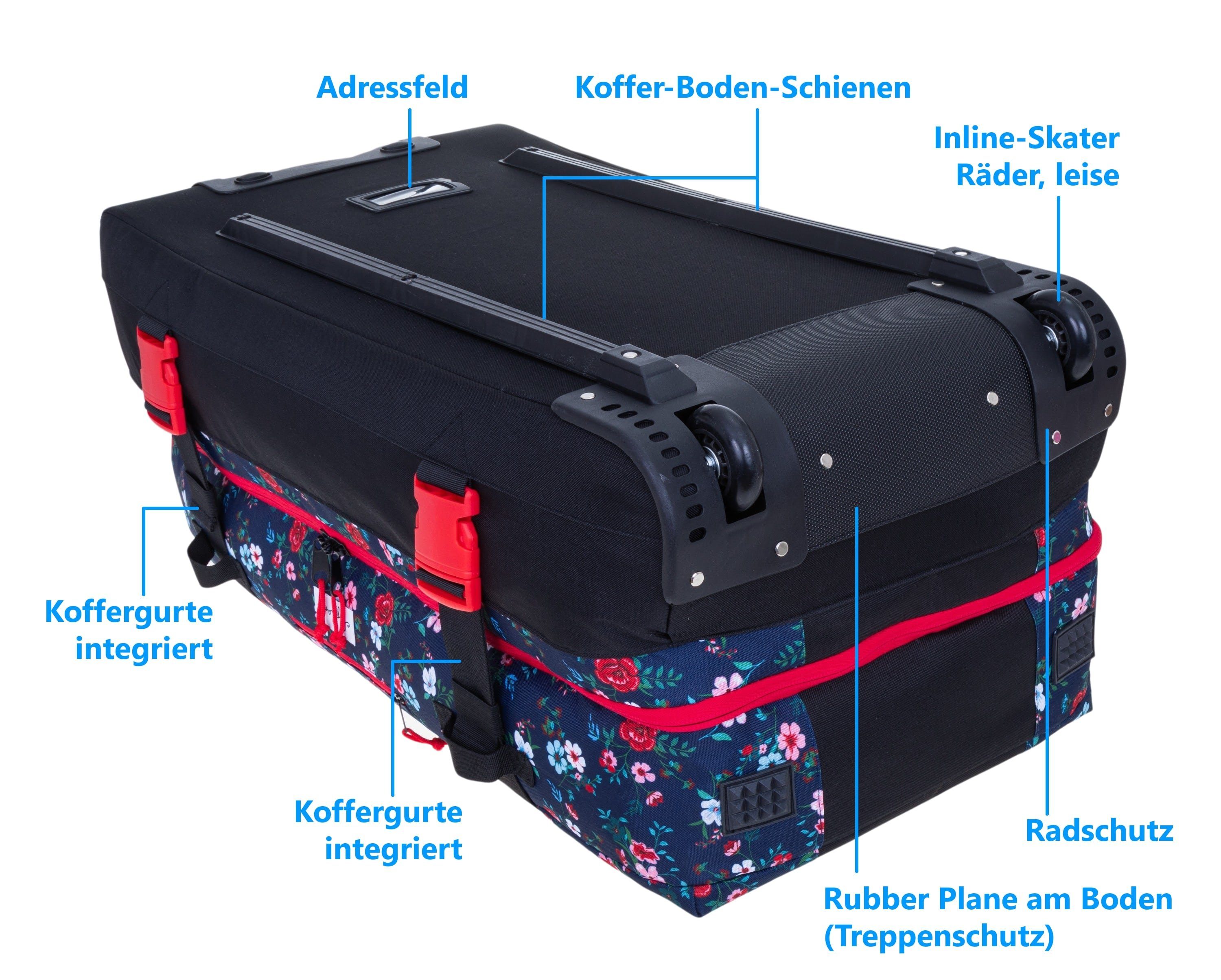 ELEPHANT Trolley XXL Travel Reisetrolley 80 cm 120 Liter Reise, Tasche groß Damen Gepäck Urlaub Trolly – Bild 5 von 5