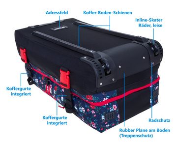 ELEPHANT Trolley XXL Travel Reisetrolley 80 cm 120 Liter Reise, Tasche groß Damen Gepäck Urlaub Trolly