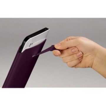 Samsonite Tablet-Hülle Sleeve Toledo Lila 6" bis 7", Anti-Kratz Leder-Case Etui, passend für eBook-Reader Tablet PC 6" 7" Zoll Innenmaße beachten!
