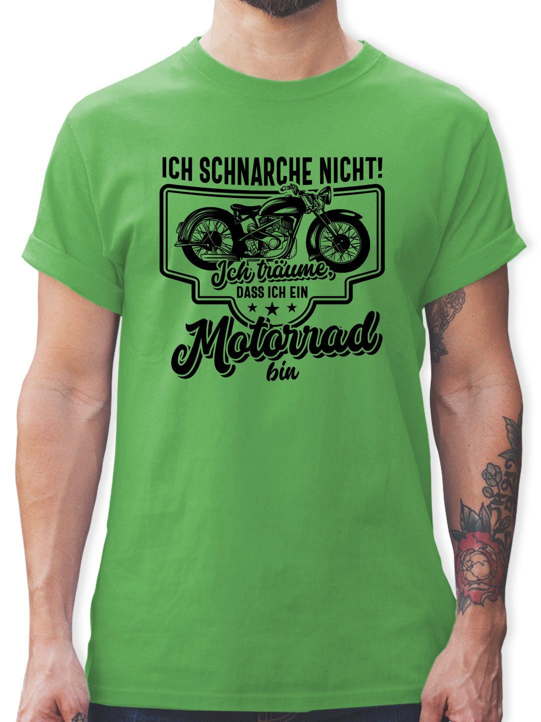 Shirtracer TShirt »Ich schnarche nicht ich träume dass ich ein