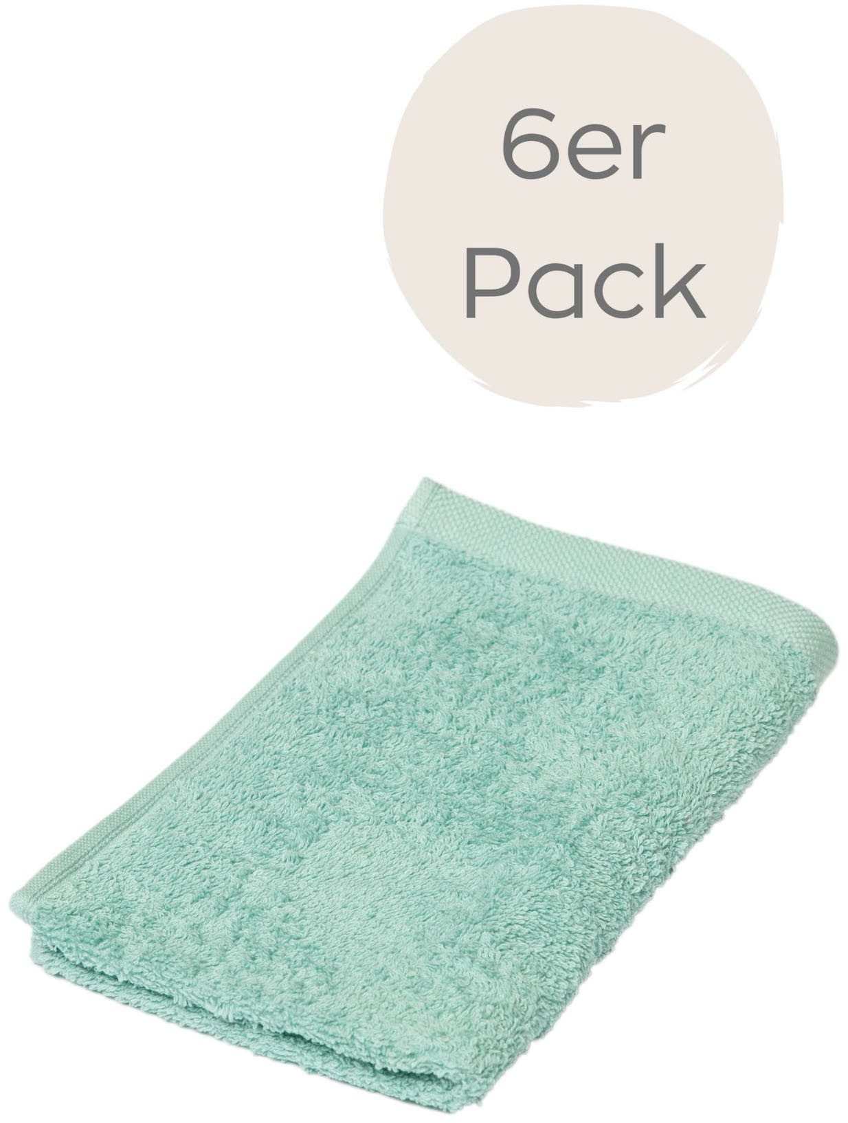 Wewo fashion Gästehandtücher 9517G, Frottee (Packung, günstig online kaufen