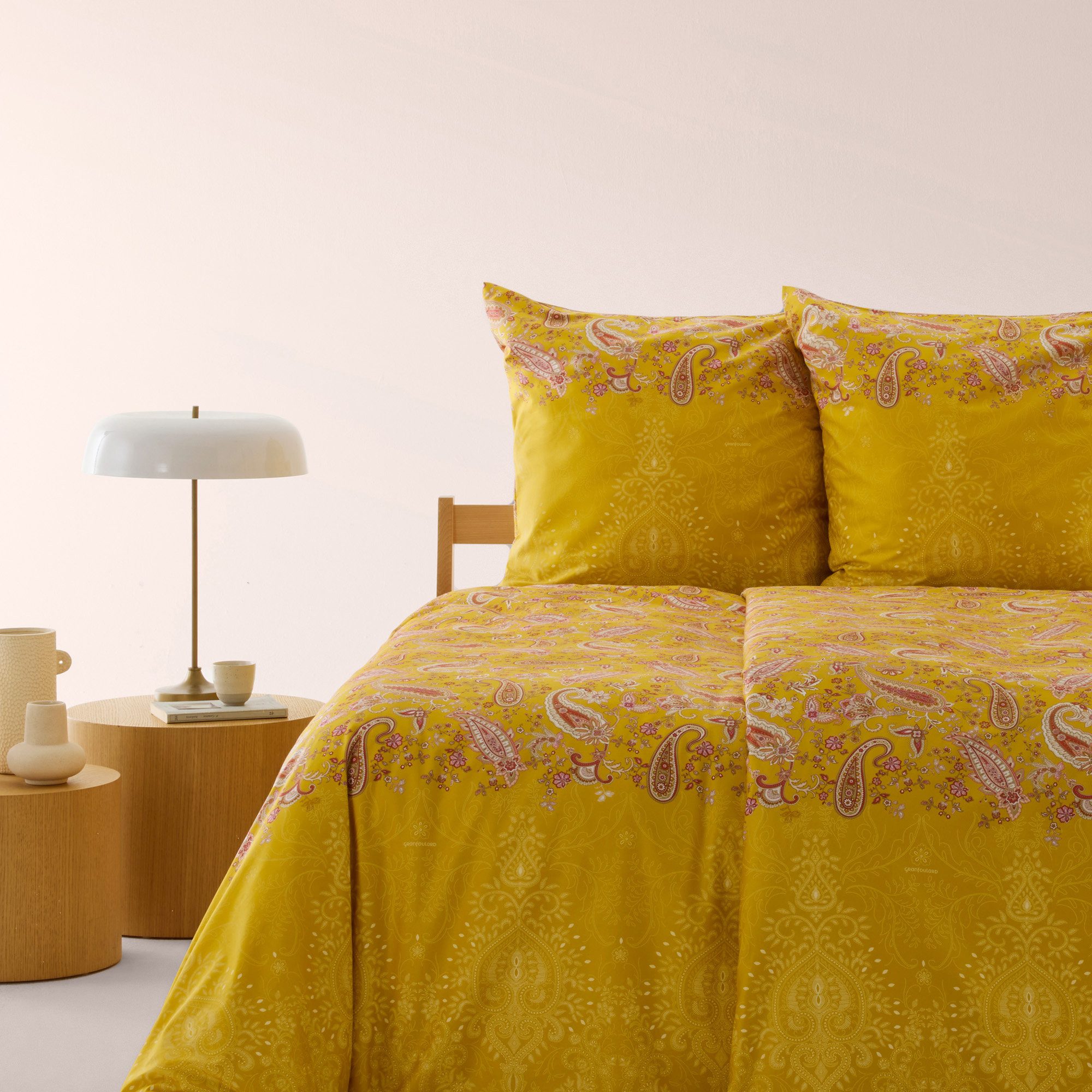 Bassetti Bettwäsche Bettwäsche "Monnalisa", Mako-Satin, Paisley
