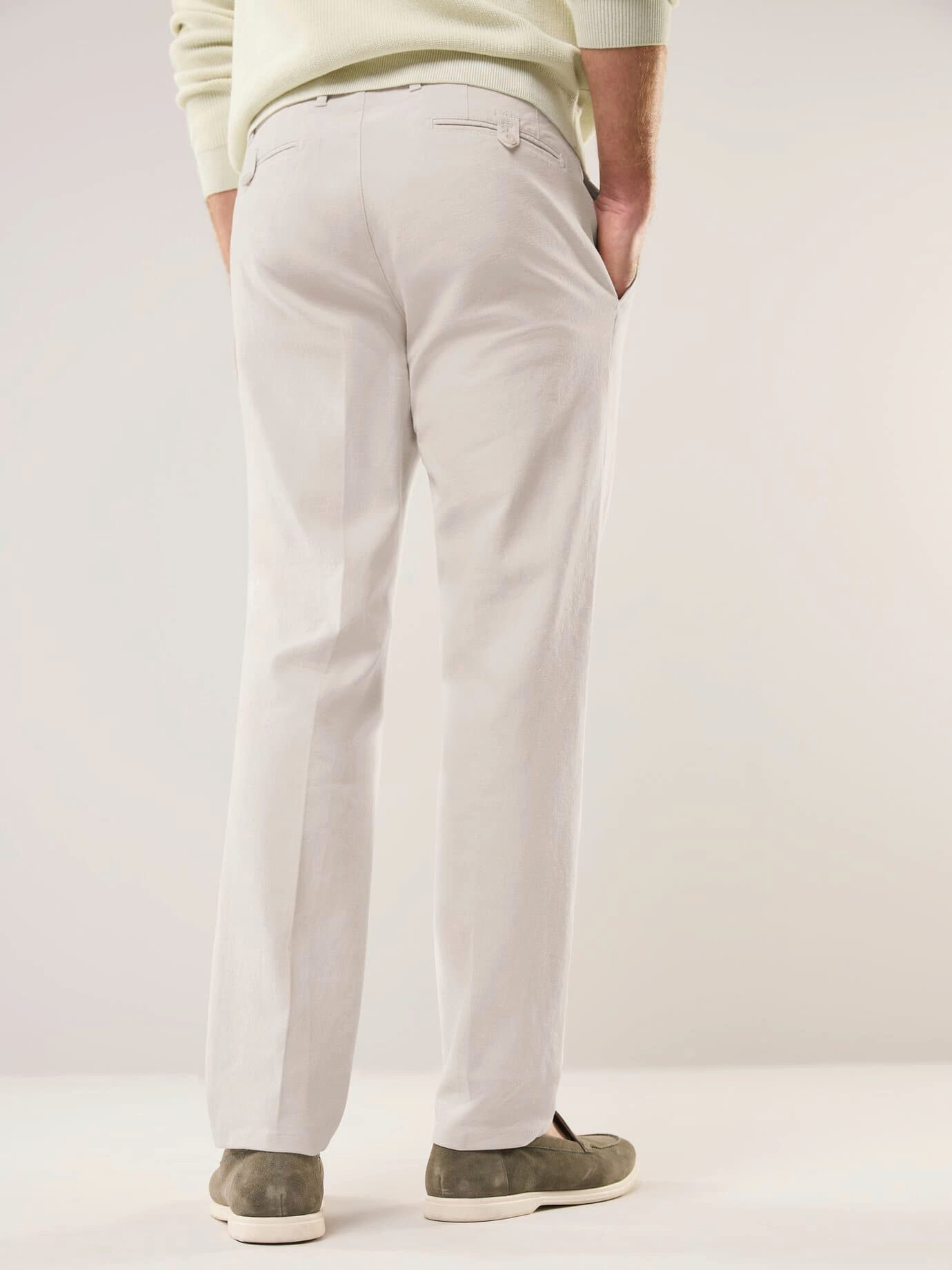 Walbusch Chinohose Premium Leinen-Chino Regular Fit