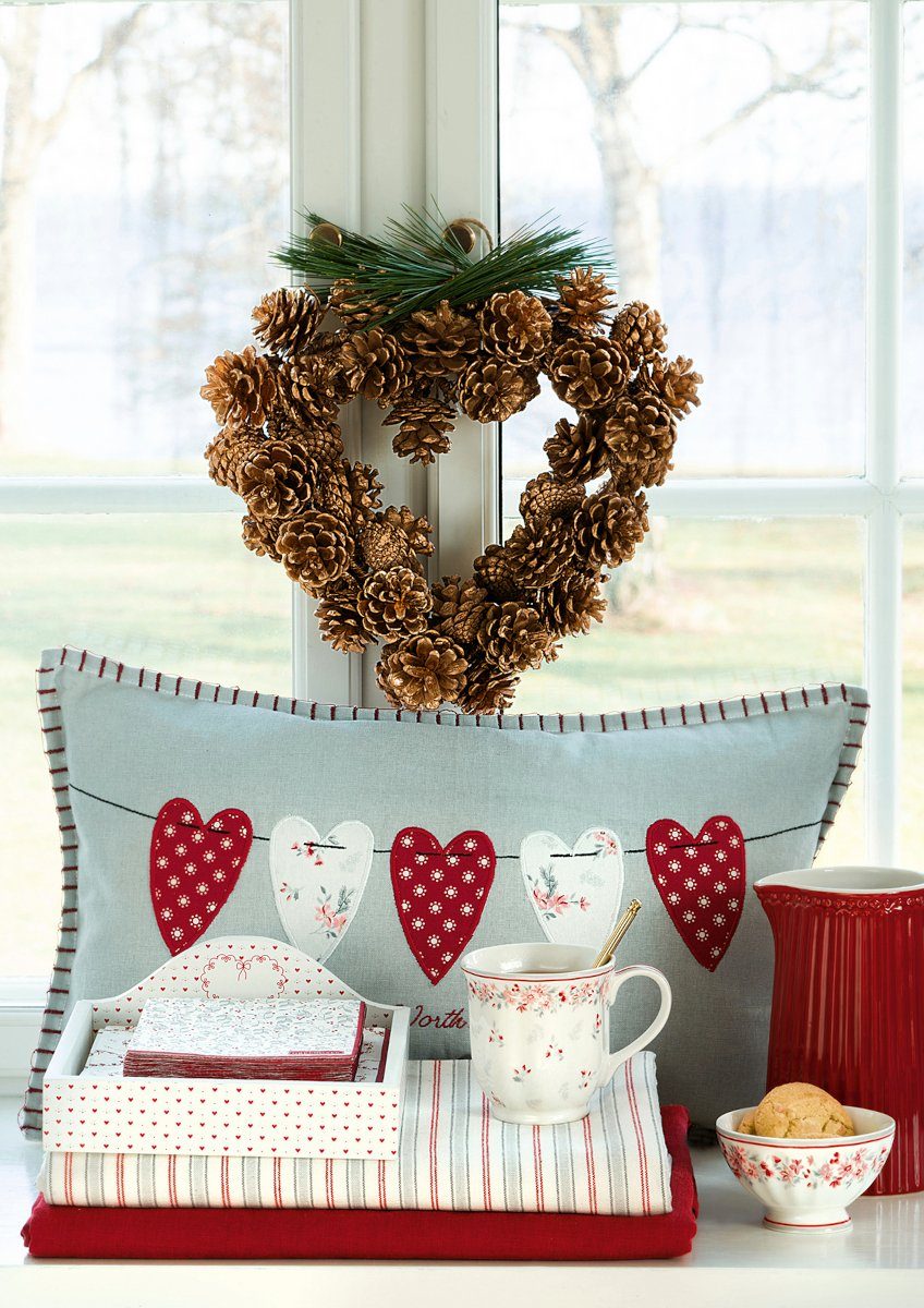 Greengate Speiseteller Abella Speiseteller weiss 25,6cm